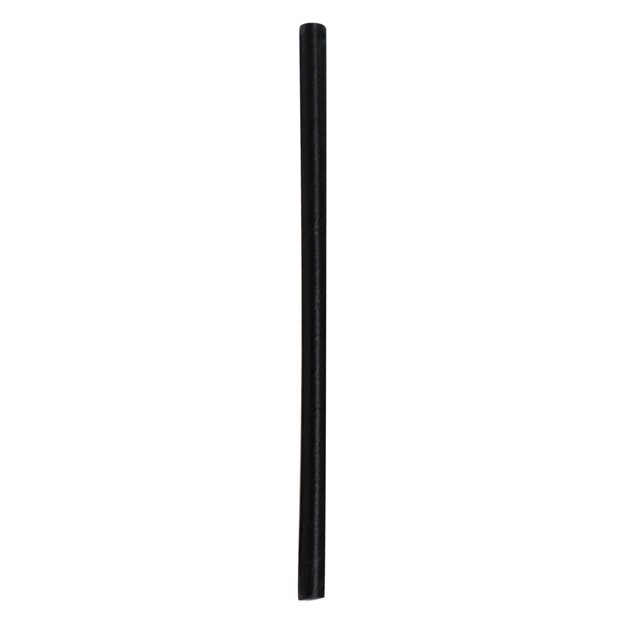 BAR BUTLER PAPER STRAWS BLACK 50 X 3PLY 8MM WRAPPED + 1 UNWRAPPED - 51 PK