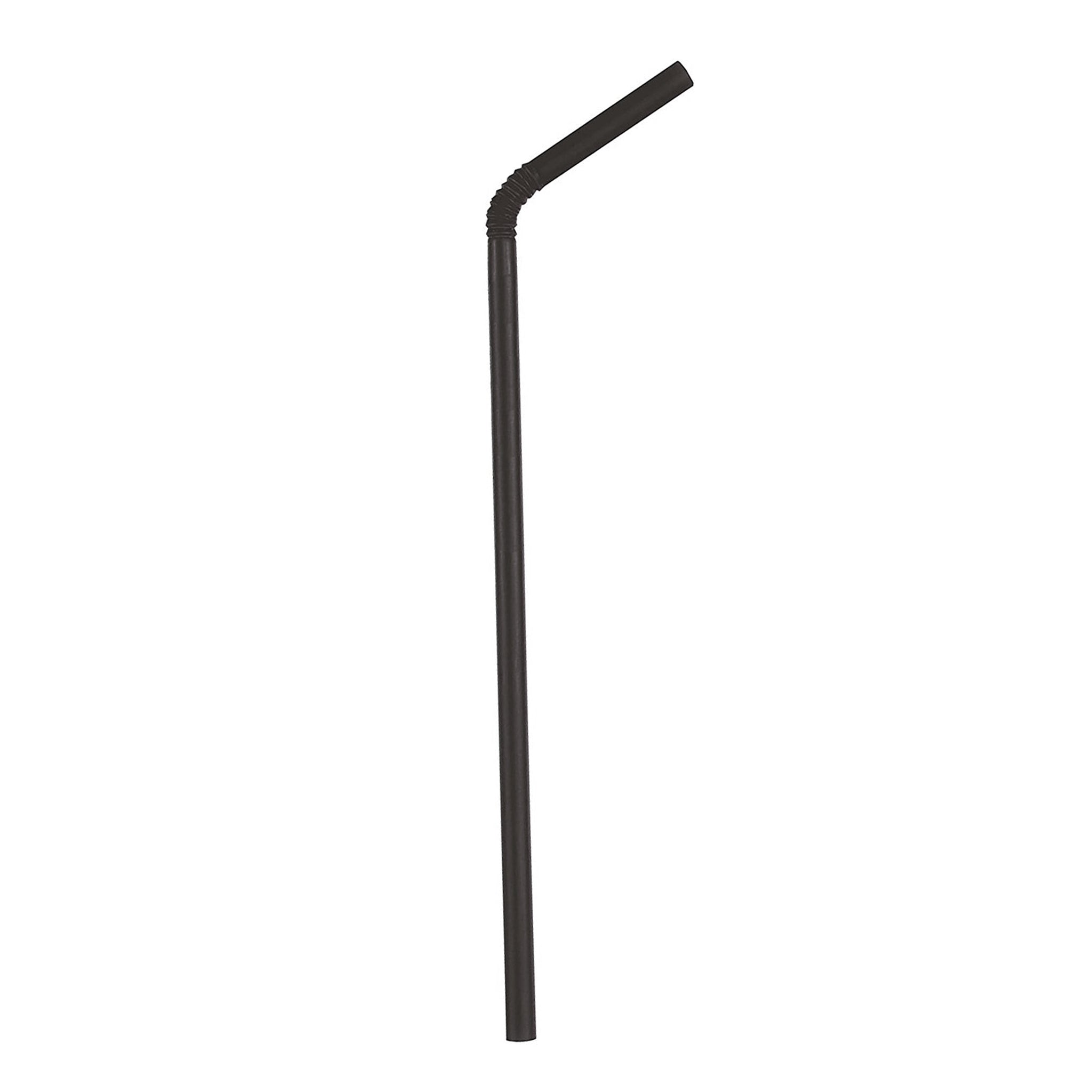 BAR BUTLER STRAWS BLACK BENDY 5MM, 100PK - SUBSTITUTE 73125