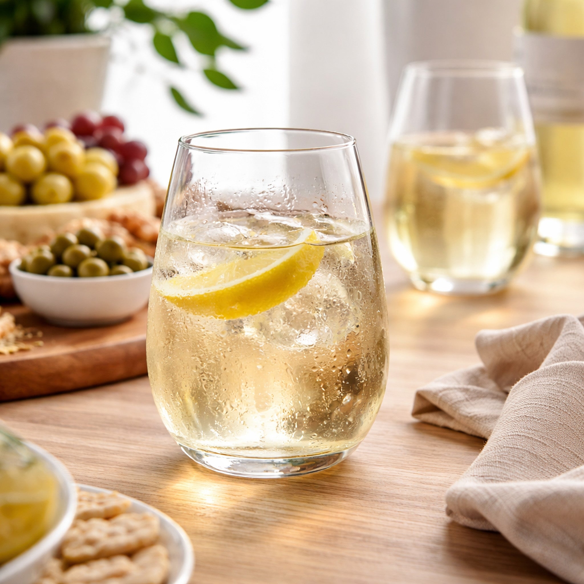 REGENT STEMLESS GLASS TUMBLERS 6PK, 350ML