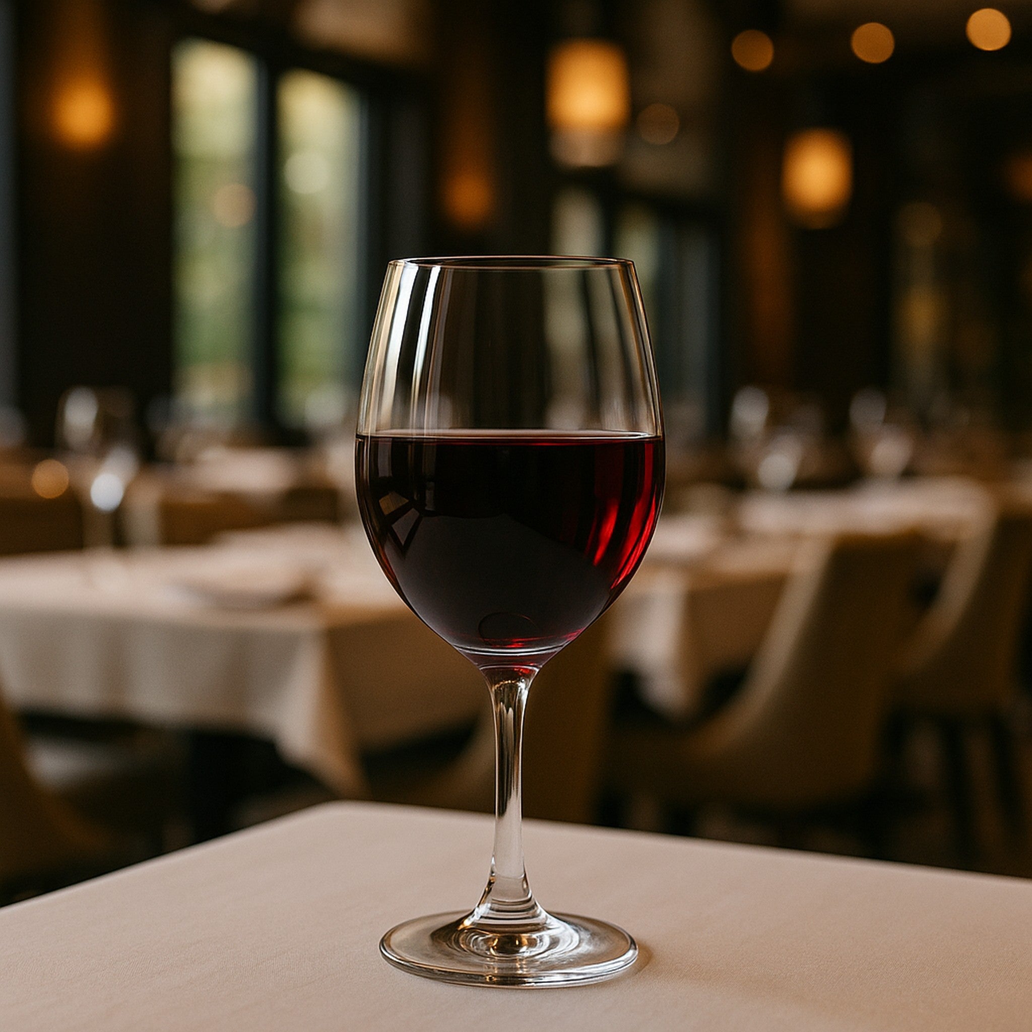 REGENT STEMMED RED WINE GLASSES 6PK, 600ML