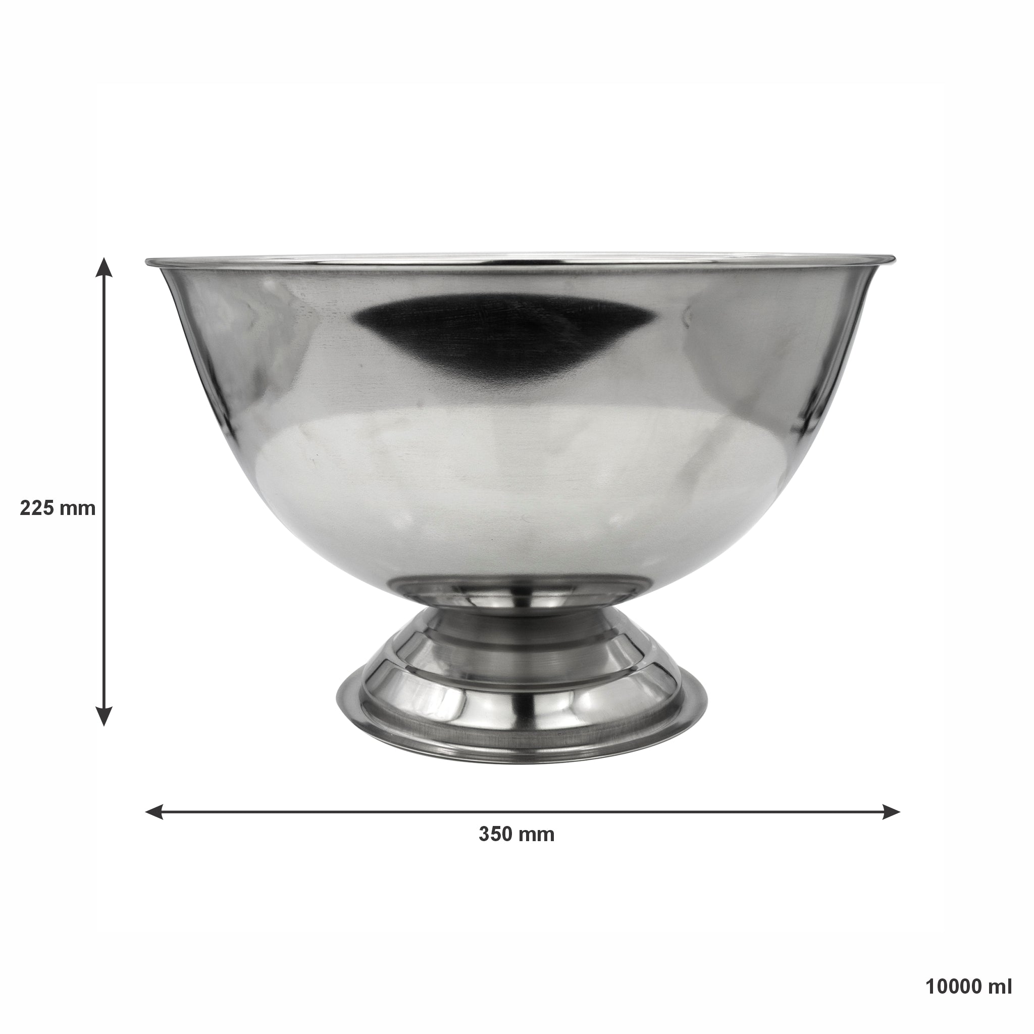 BAR BUTLER PEDESTAL CHAMPAGNE /ICE BOWL WITHOUT HANDLES, 10L