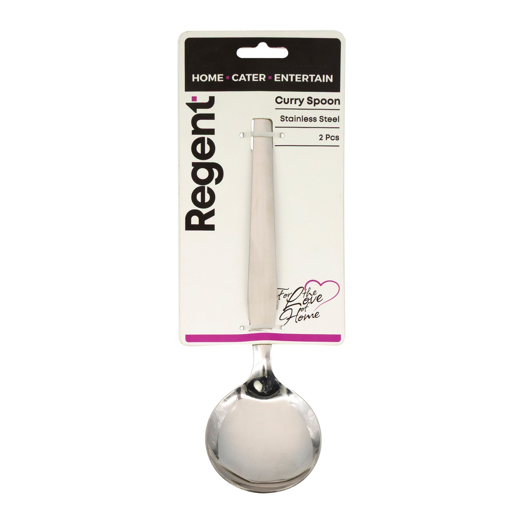 REGENT KITCHEN CURRY SPOON STAINLESS STEEL 2PK, 275MM