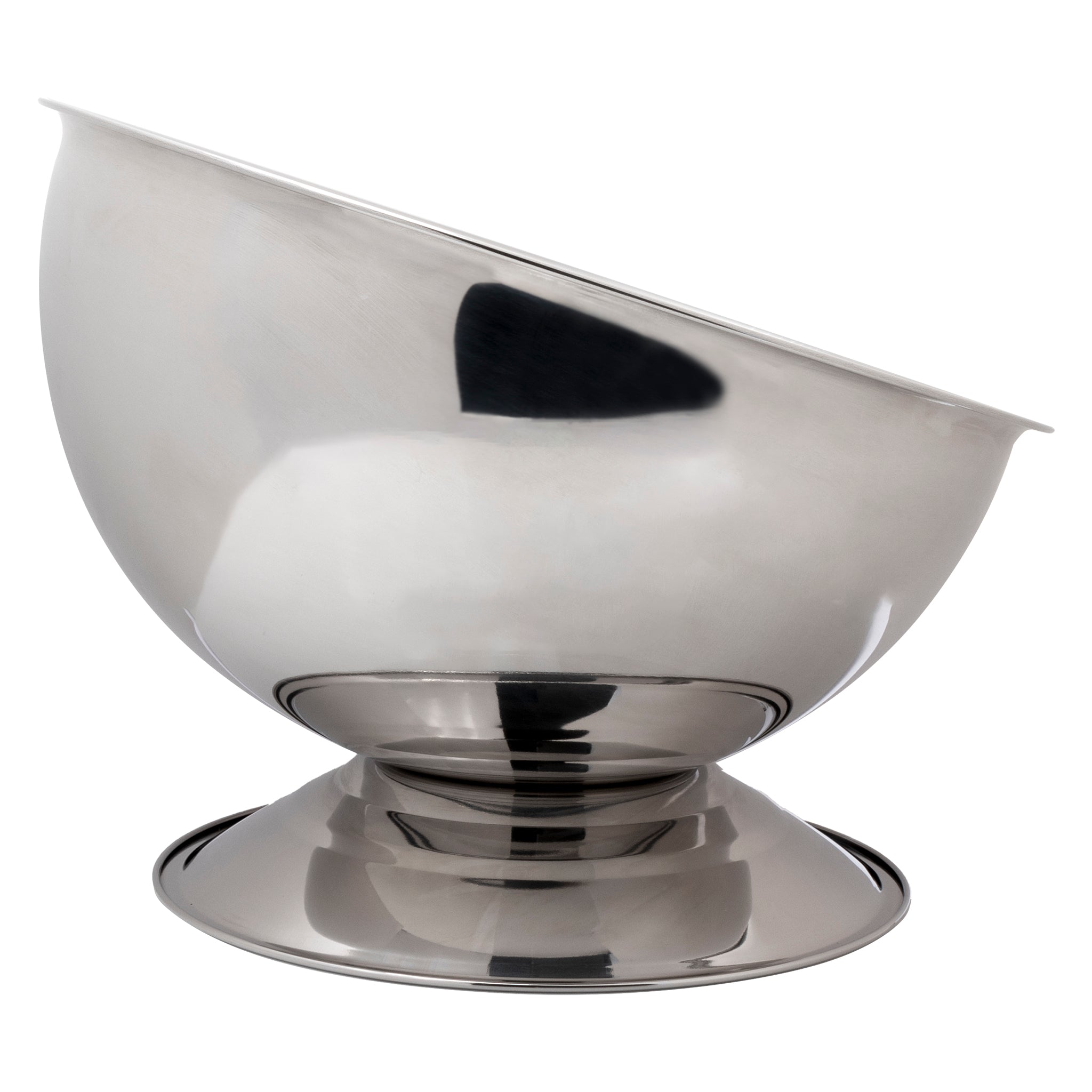 BAR BUTLER FOOTED ANGLED CHAMPAGNE BOWL STAINLESS STEEL, 9L