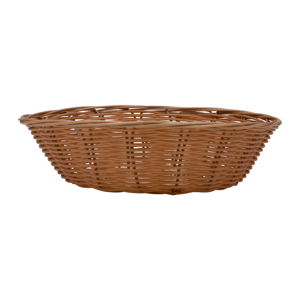 REGENT WOVEN BASKET ROUND HOLLOW CORD PP PLASTIC, 230MM DIA