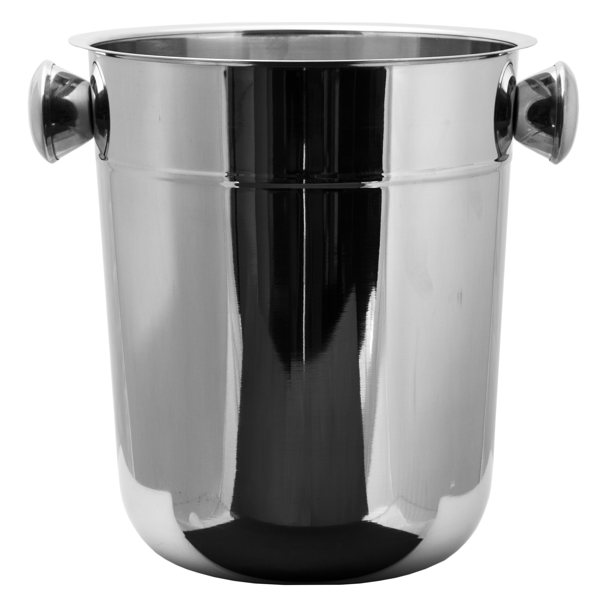 BAR BUTLER CHAMPAGNE ICE BUCKET WITH KNOB HANDLES STAINLESS STEEL, 7.1L