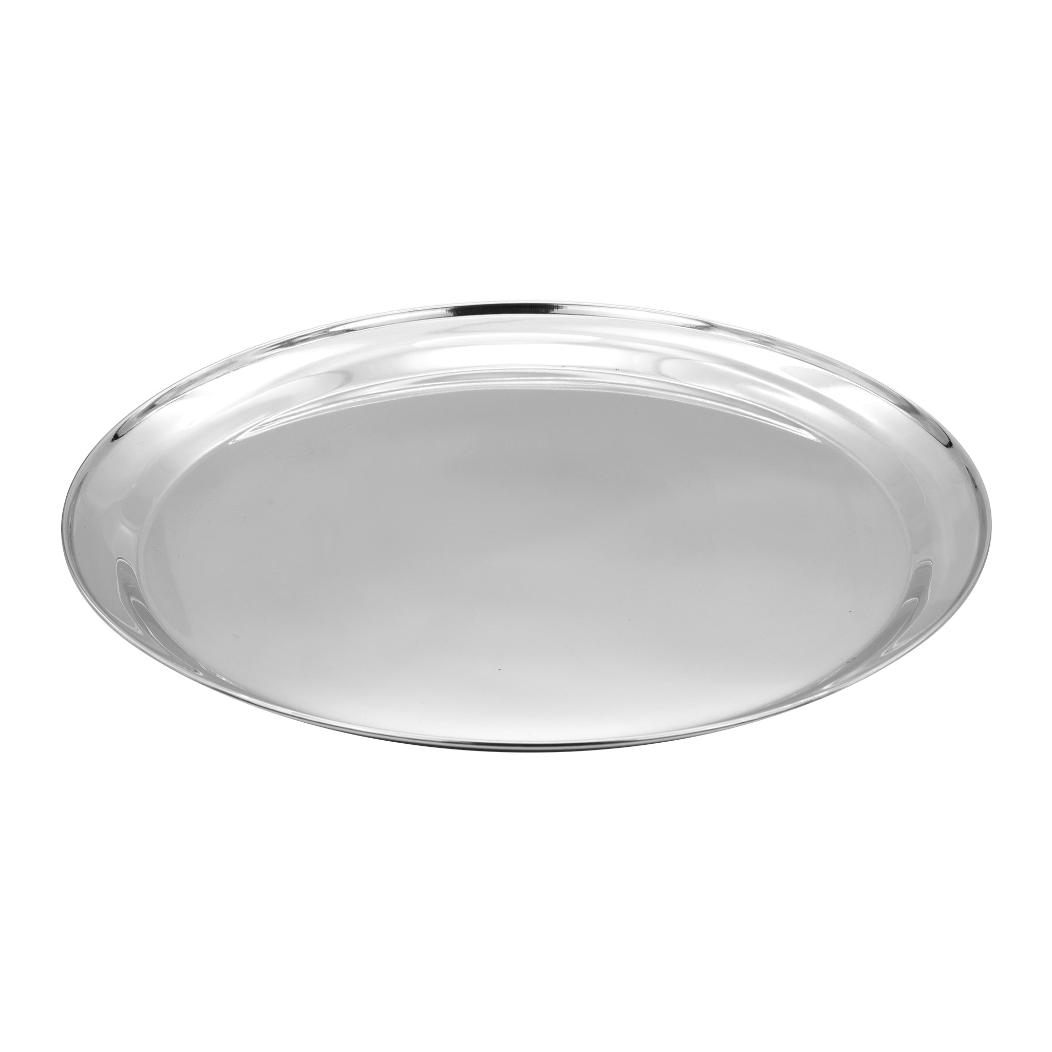 BAR BUTLER ROUND SERVING TRAY STAINLESS STEEL, 350MM DIA