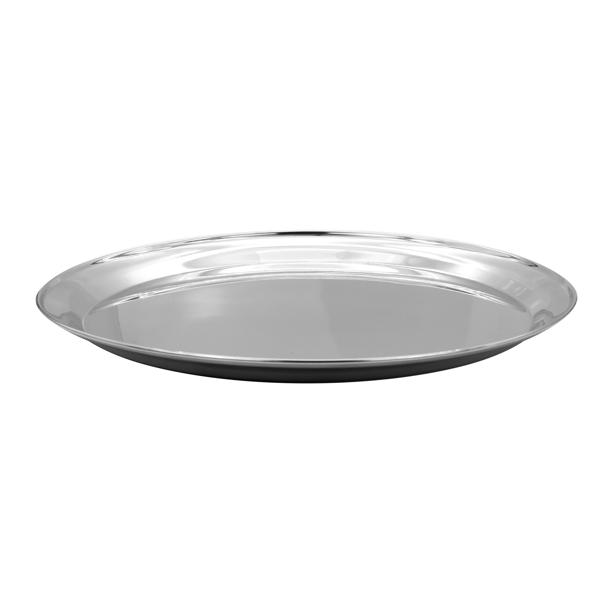 BAR BUTLER ROUND SERVING TRAY STAINLESS STEEL, 350MM DIA