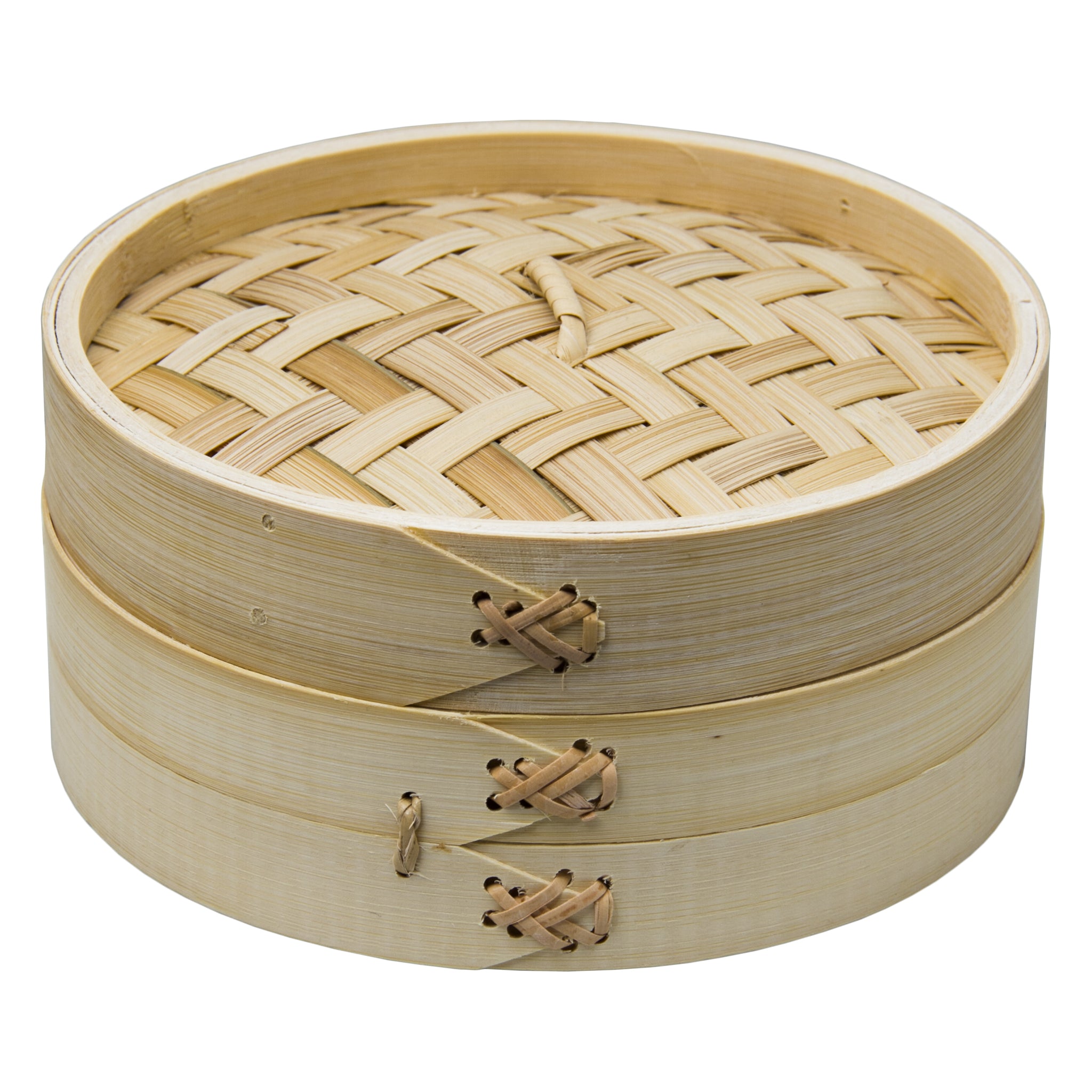 REGENT BAMBOO ORIENTAL STEAMER 1 TIER WITH LID, 180MM DIA