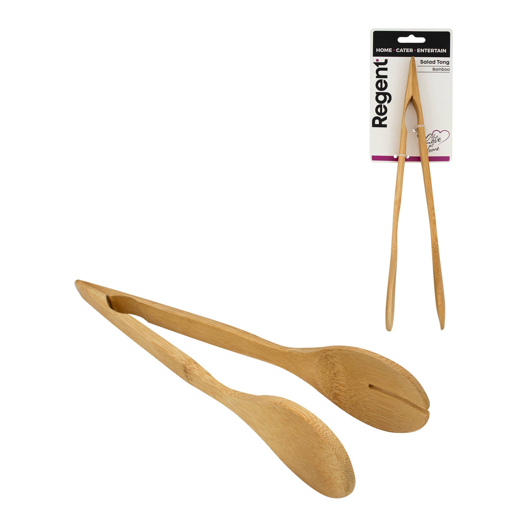 REGENT BAMBOO SALAD TONG, 300MM