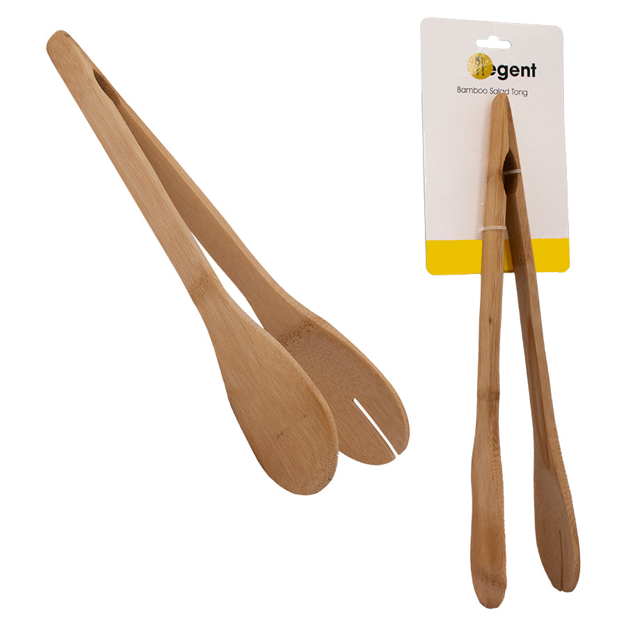 REGENT BAMBOO SALAD TONG, 300MM