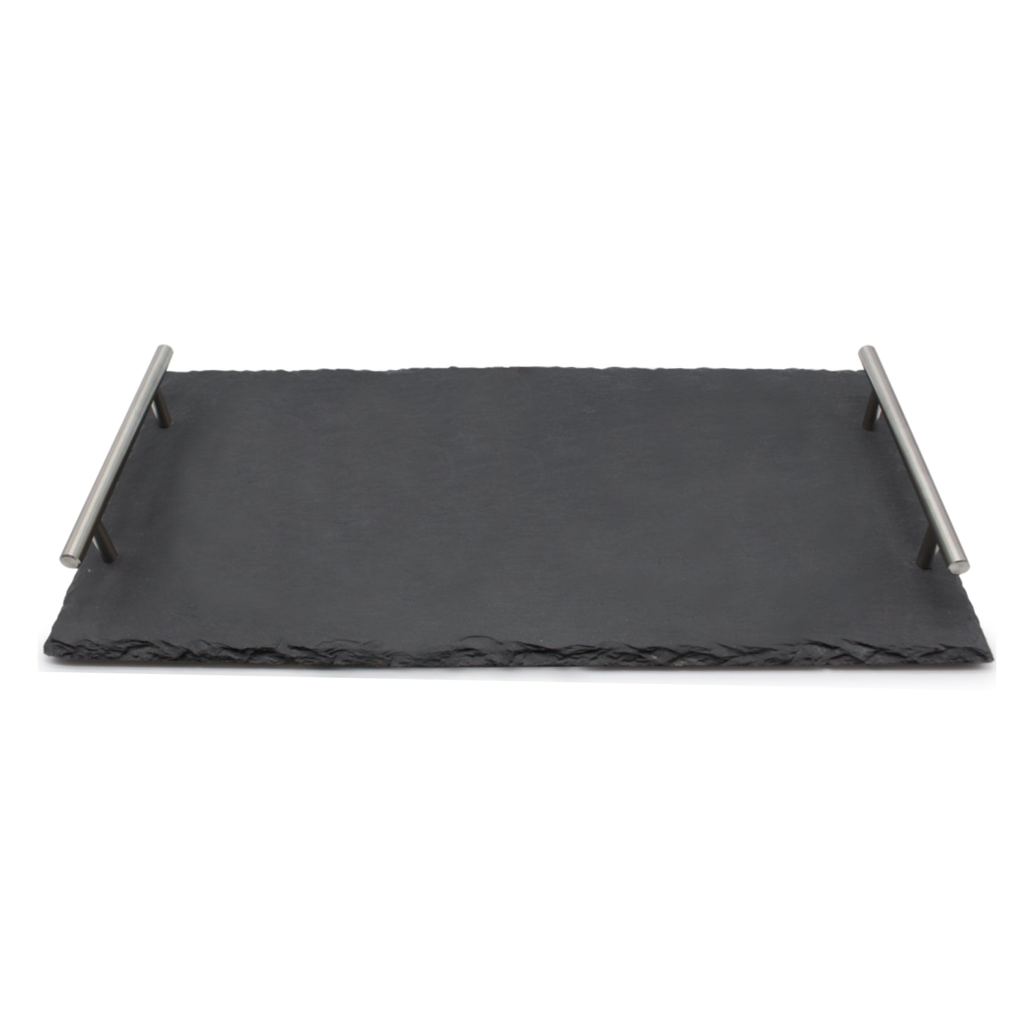 REGENT KITCHEN SLATE RECT. SERVING TRAY WITH HANDLES, 400X200MM