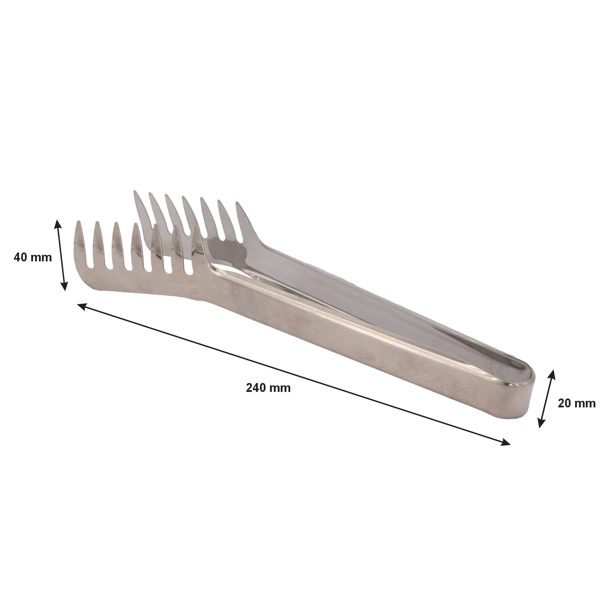 REGENT SPAGHETTI TONGS STAINLESS STEEL, 240MM