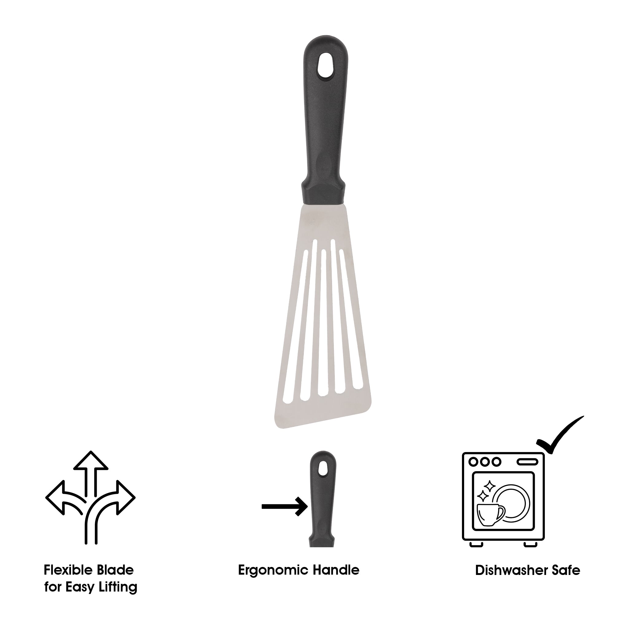 REGENT FISH TURNER STAINLESS STEEL WITH PP HANDLE, 314MM