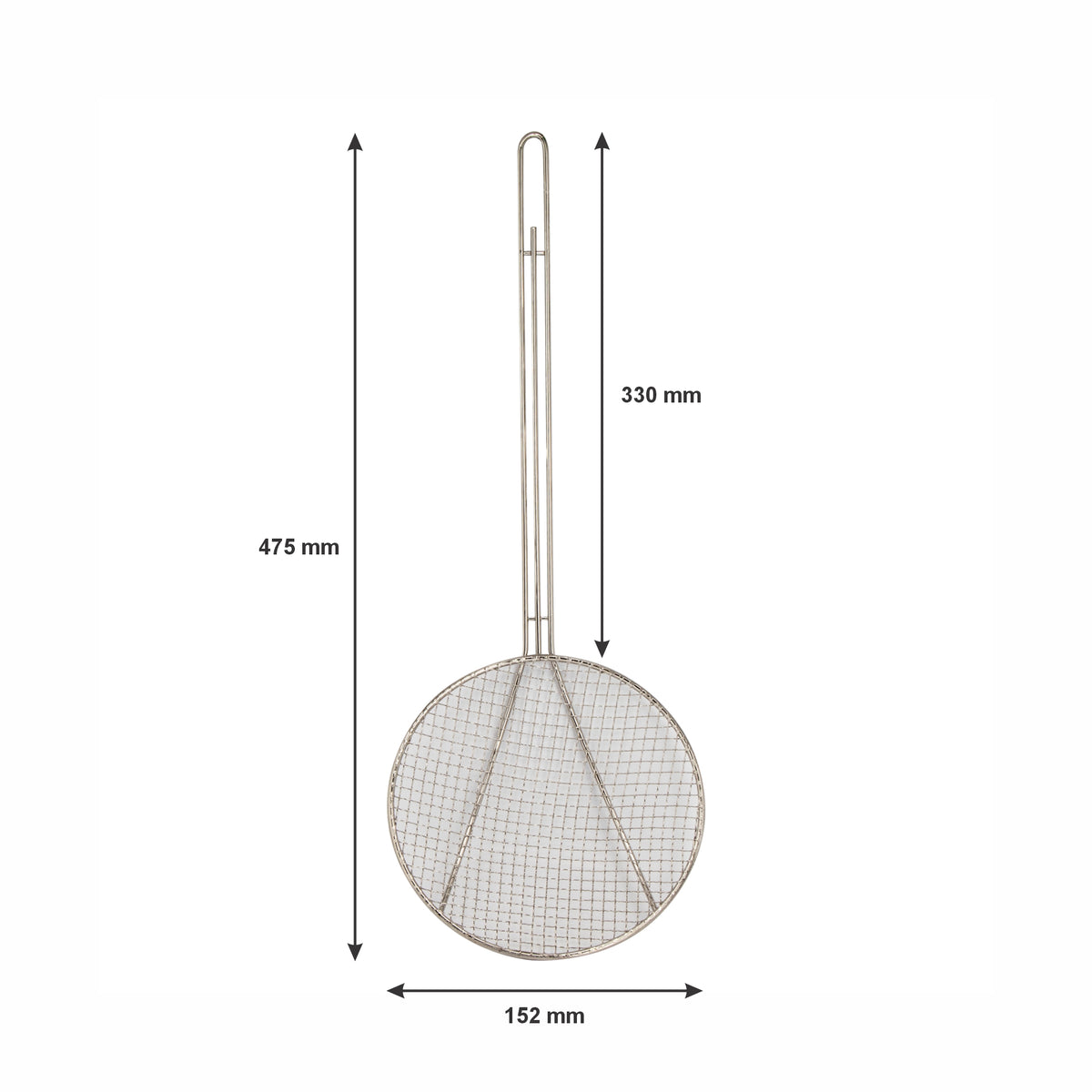 REGENT HEAVY DUTY SKIMMER STAINLESS STEEL, 475X152MM DIA