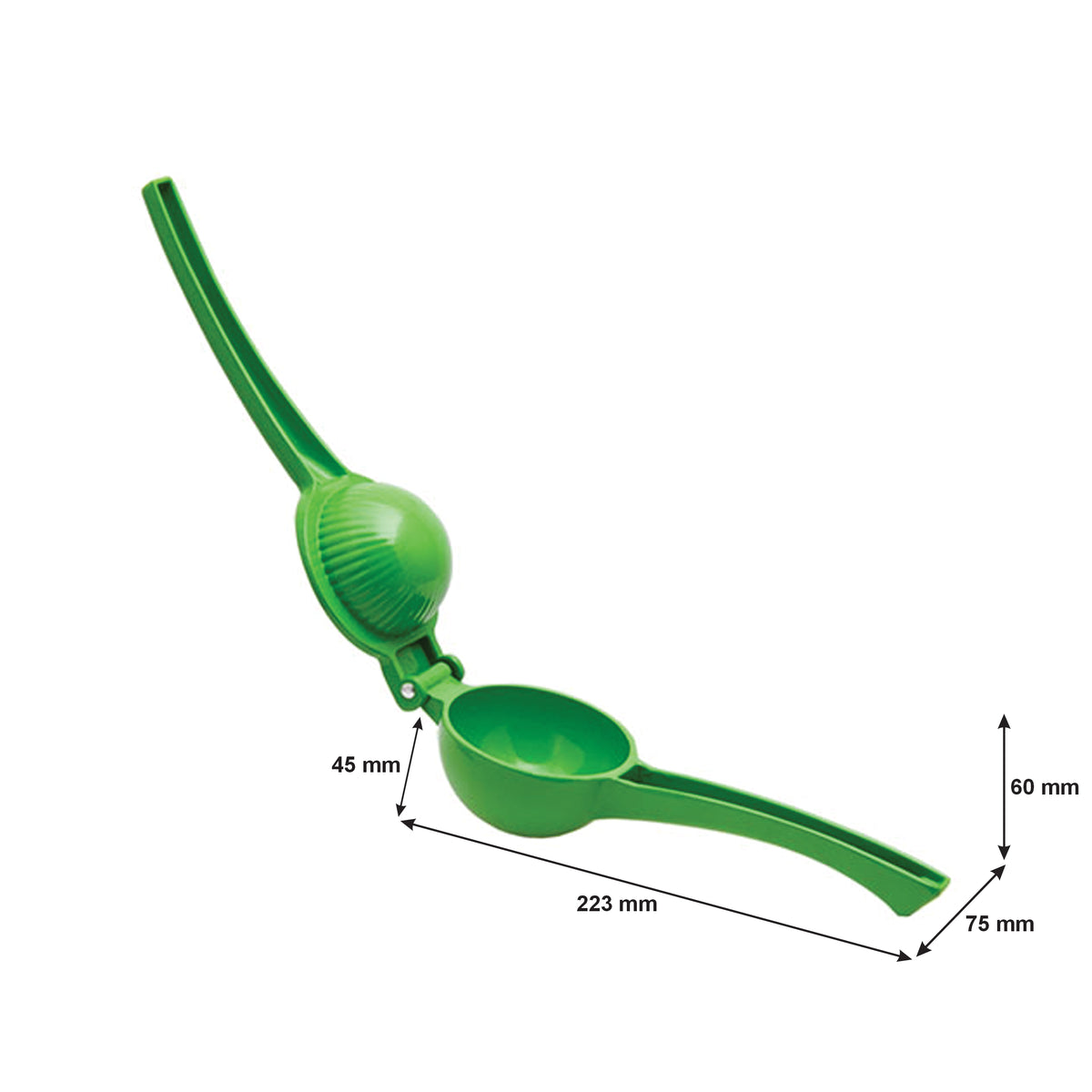 REGENT KITCHEN LEMON SQUEEZER CAST ALUMINIUM GREEN, 223X75MM