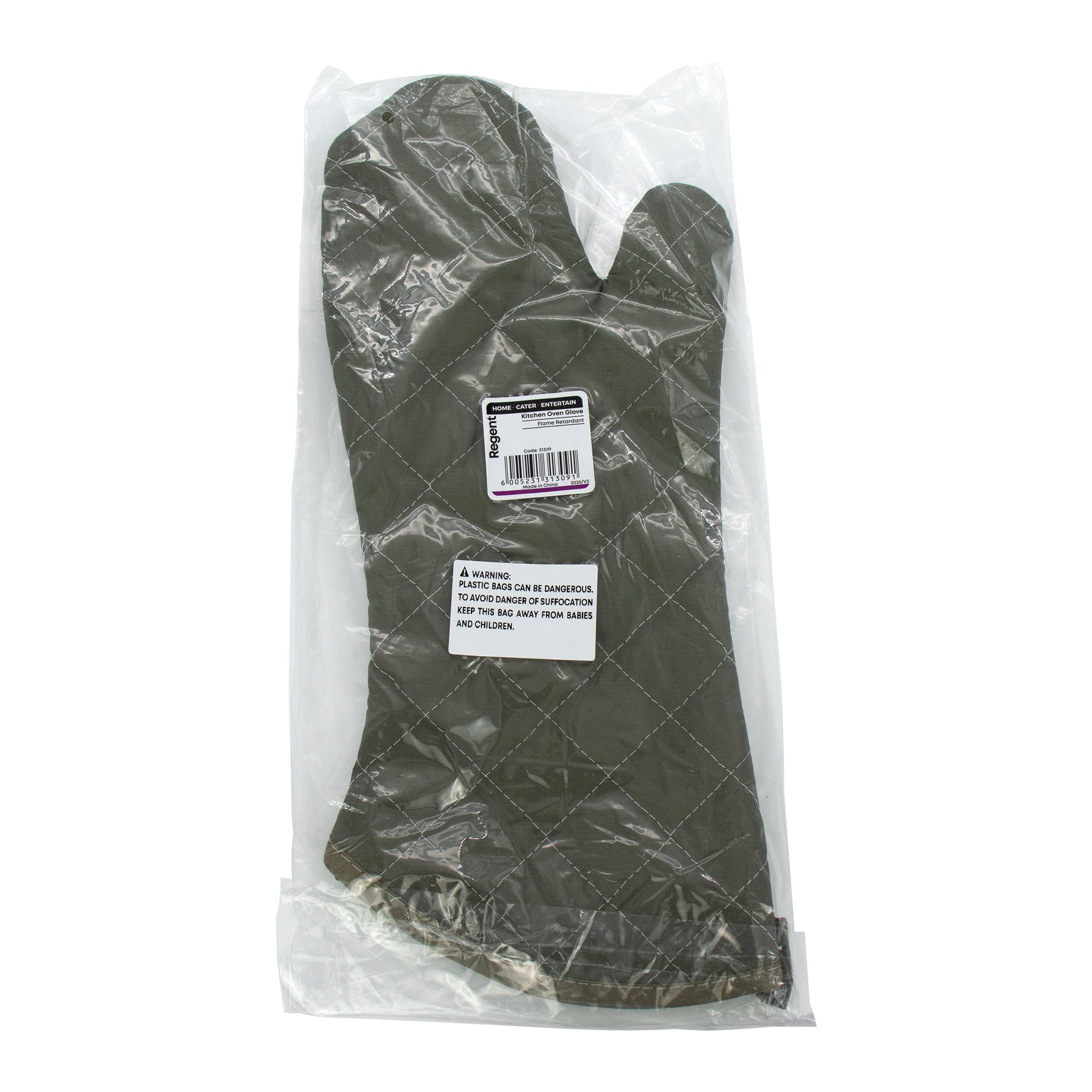 REGENT OVEN GLOVE FLAME RETARDANT EACH, 400X180MM