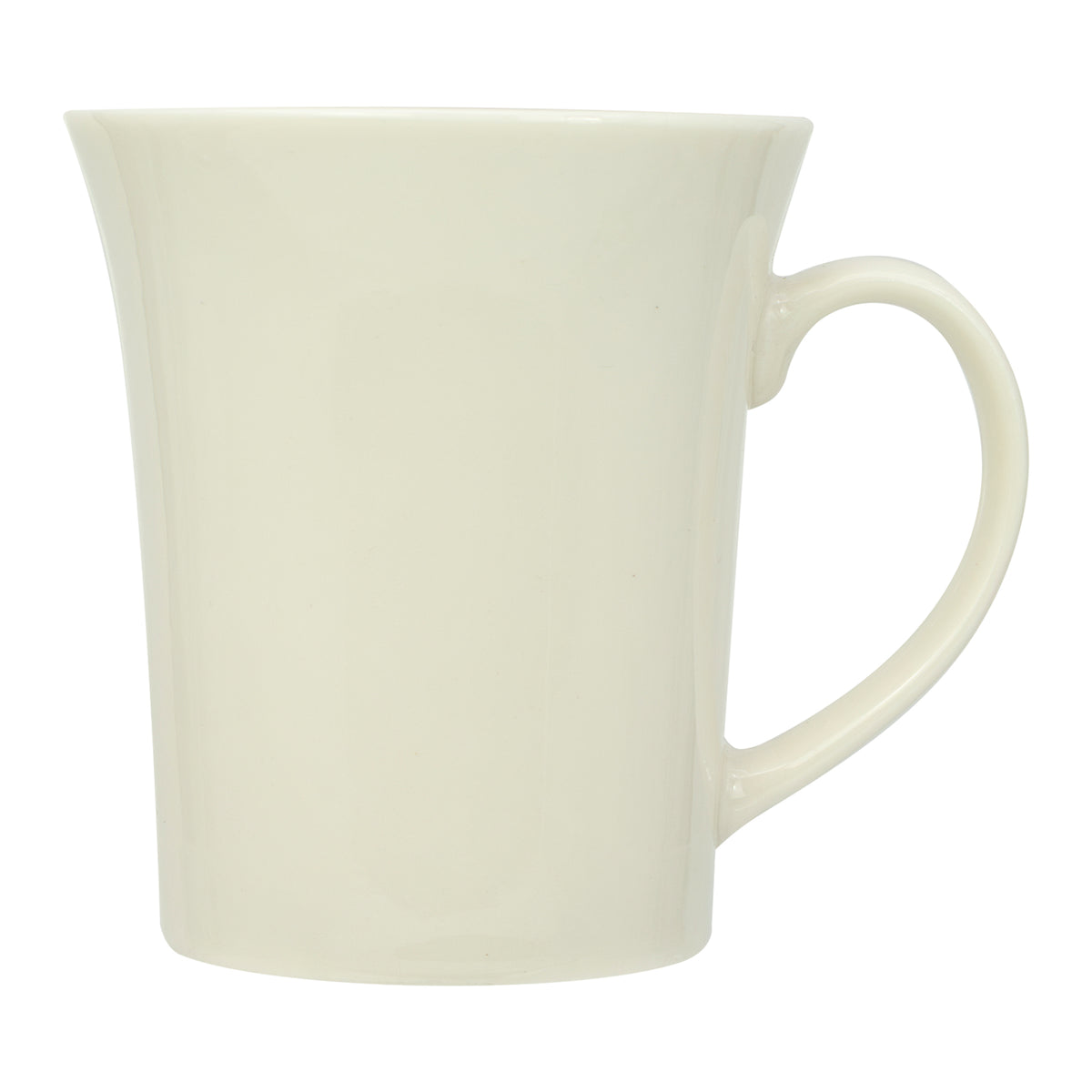 REGENT TRUMPET SHAPE NBC WHITE COFFEE MUG, 300ML