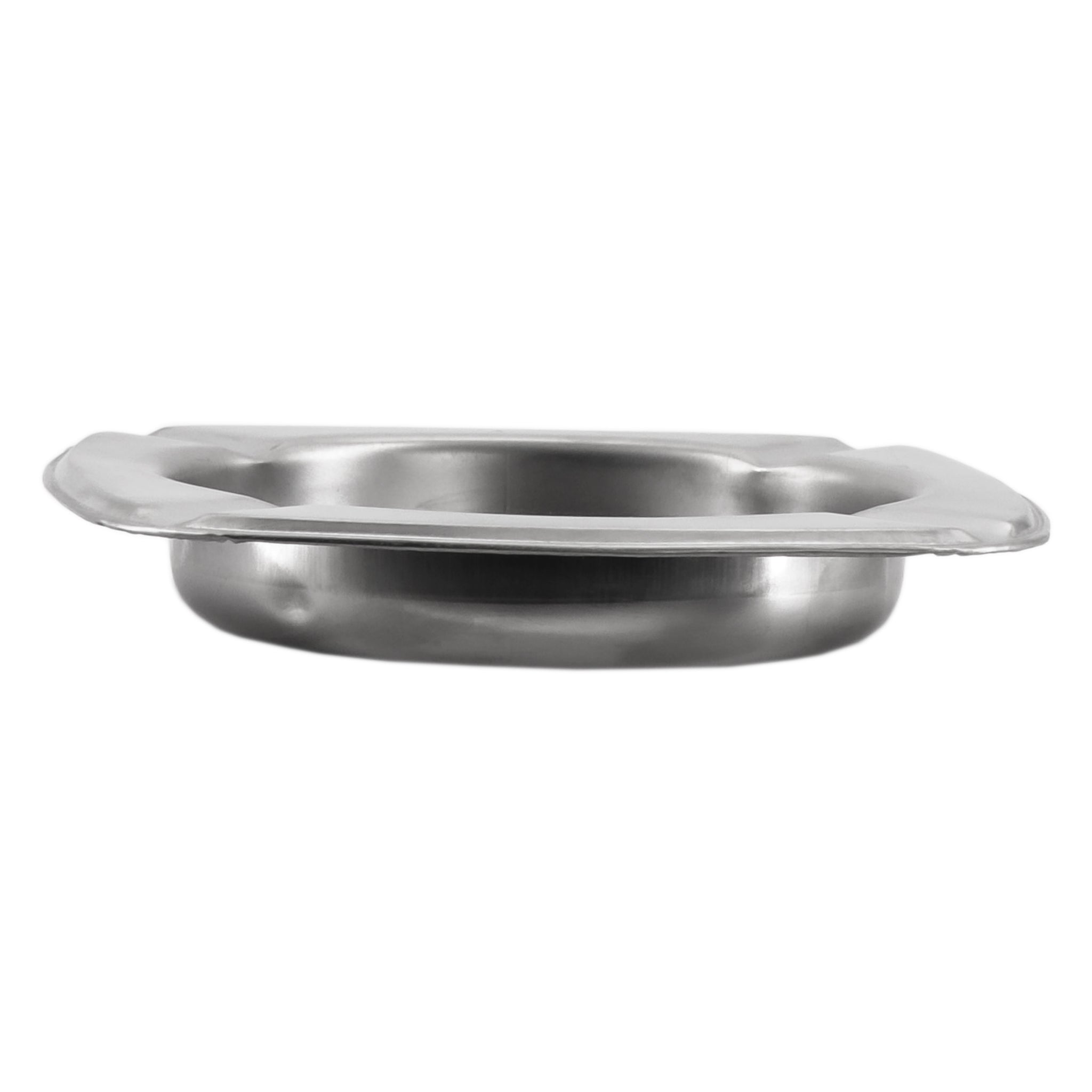 REGENT ASHTRAY SQUARE STAINLESS STEEL, 110MM