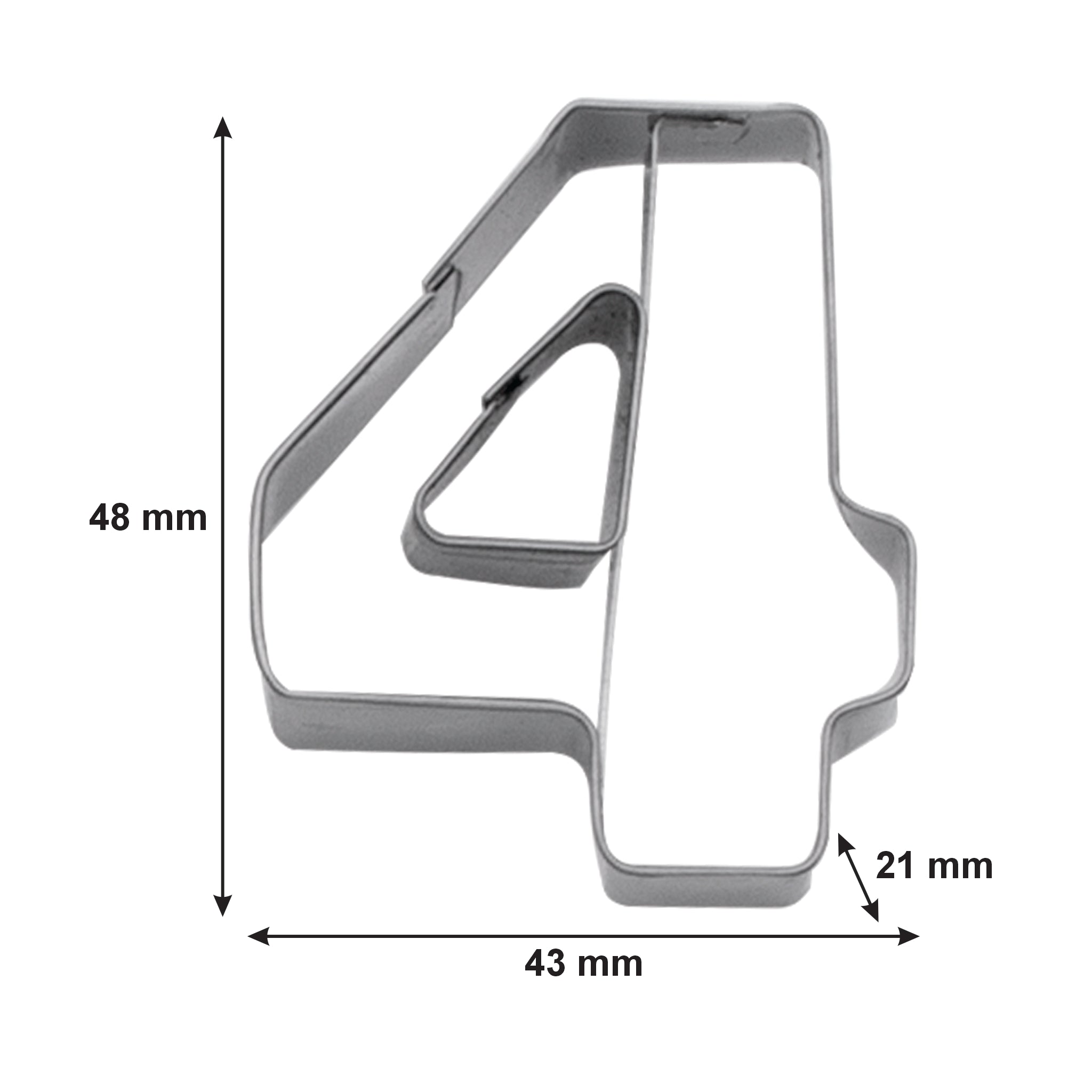 REGENT BAKEWARE COOKIE CUTTER NUMBERS ST STEEL NUMBERS 10PK SET
