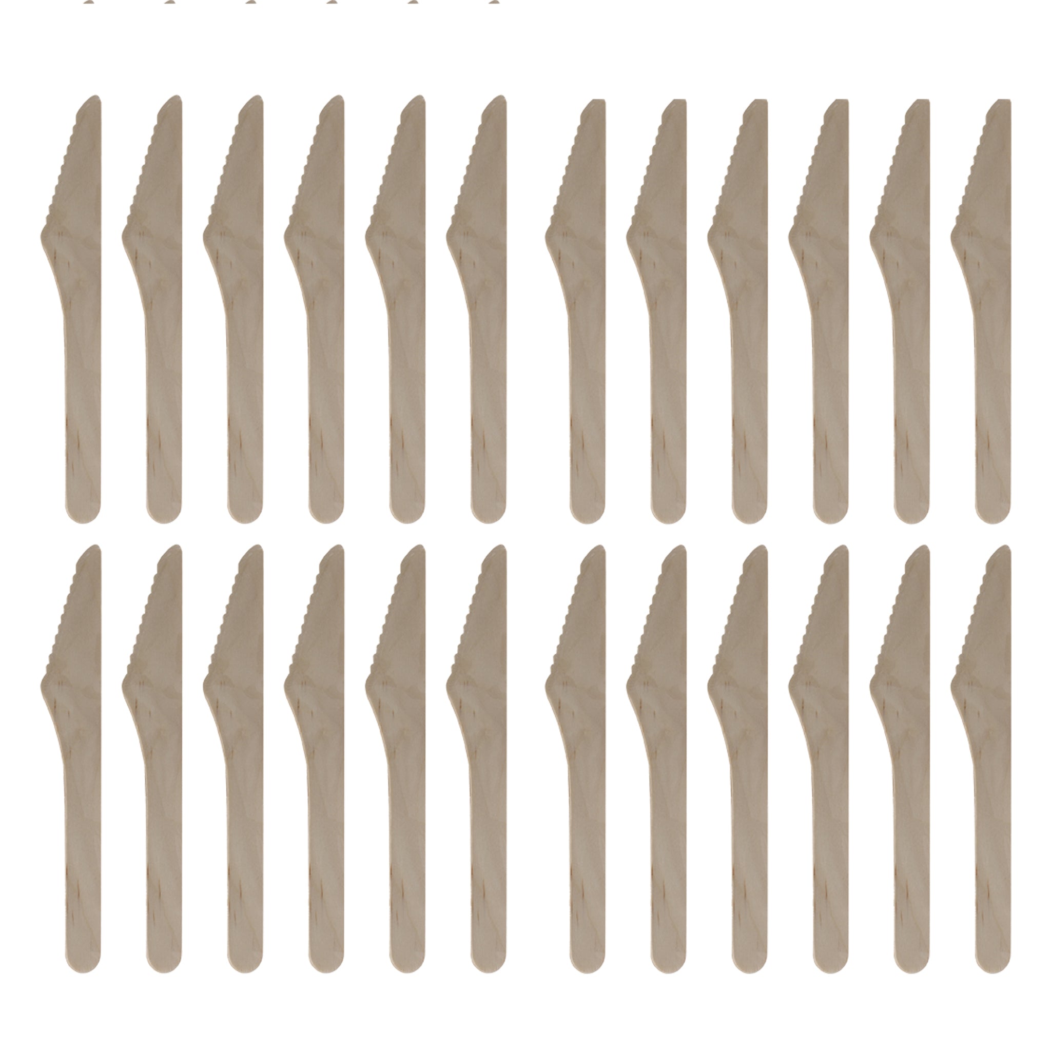 REGENT DISPOSABLE WOODEN KNIVES 24PK, 160MM