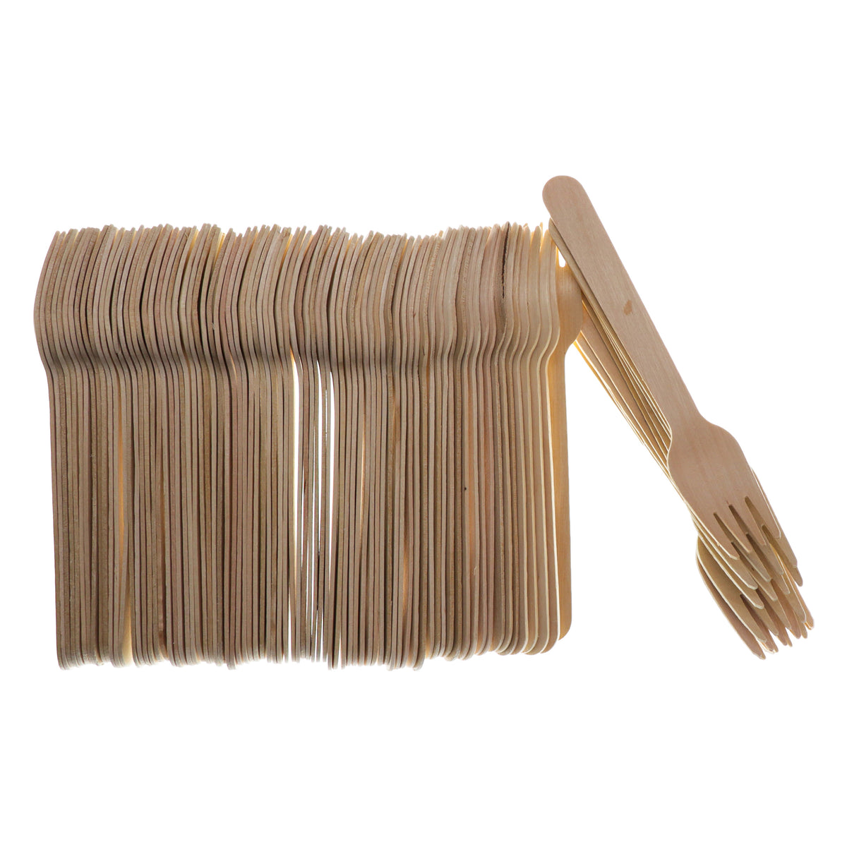 REGENT DISPOSABLE WOODEN FORKS 100PK