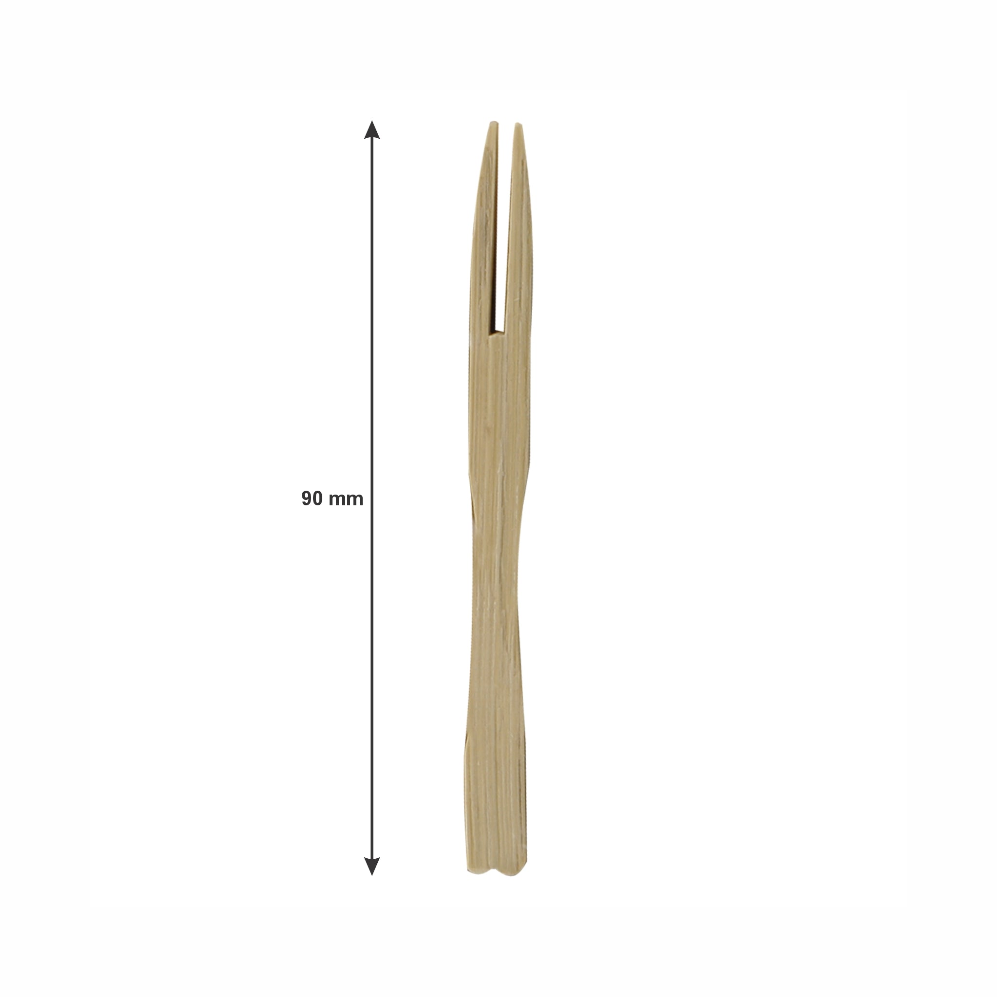 REGENT DISPOSABLE WOODEN FORK PICKS 100PK