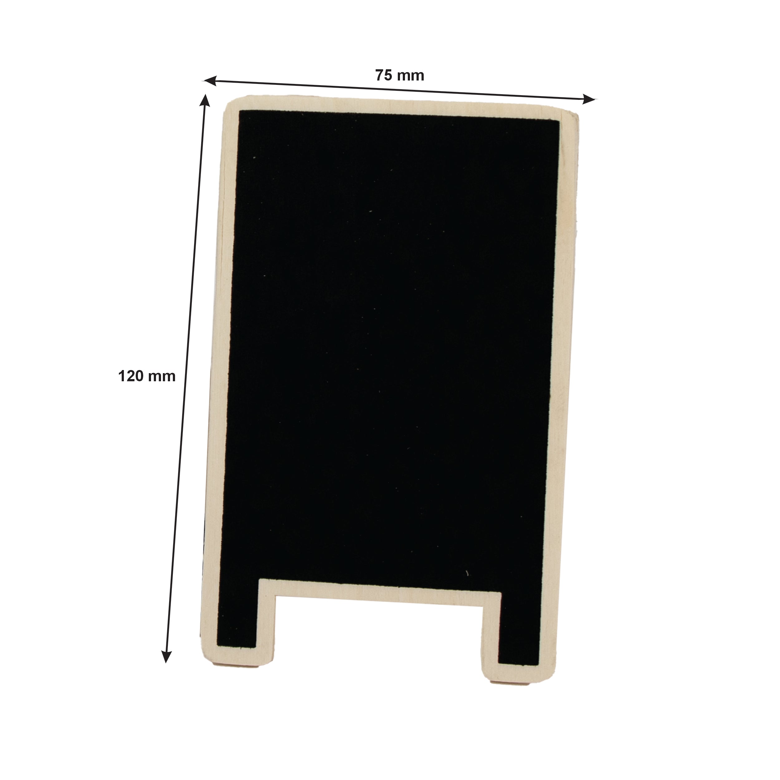 REGENT DISPOSABLE WOODEN A FRAME BLACKBOARD STANDS 2PK, 120X75MM
