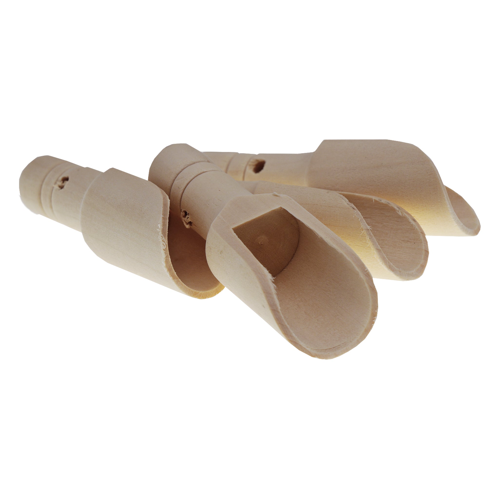 REGENT DISPOSABLE WOODEN MINI SCOOPS 4PK, 20X75MM