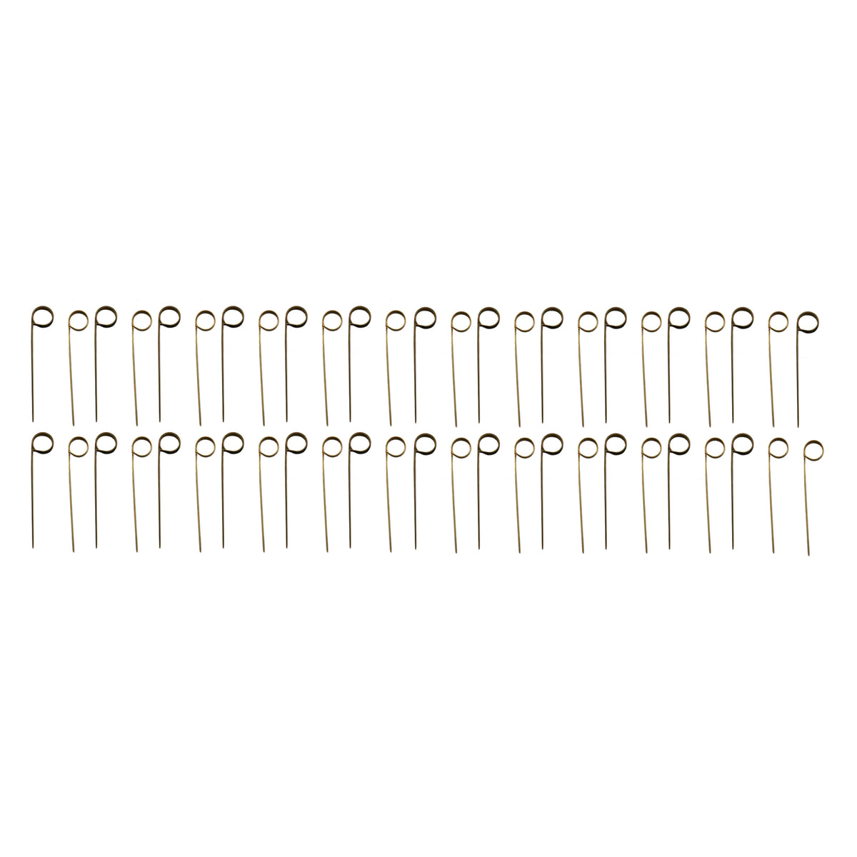 REGENT DISPOSABLE BAMBOO FOOD PICKS RING DESIGN, NATURAL 50PK, 120MM