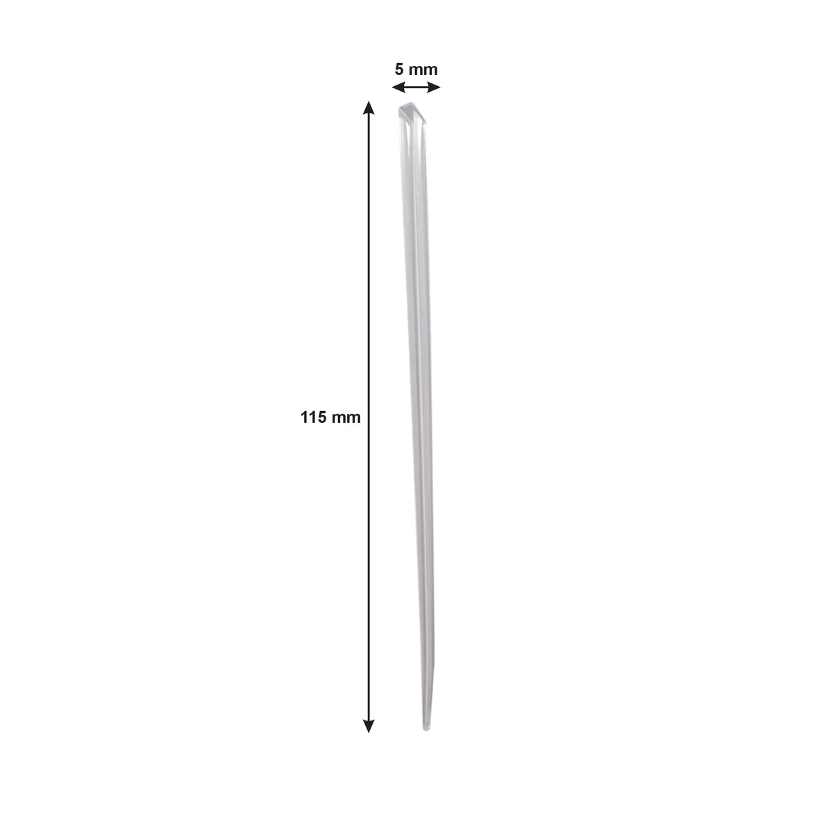 BAR BUTLER PRISM COCKTAIL STIRRERS PLASTIC 24PK, 115MM