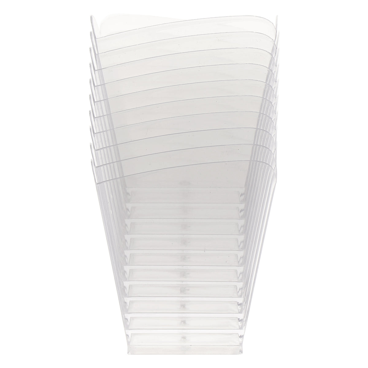 REGENT DISPOSABLE PLASTIC CUPS TAPERED WITH SCALLOPS 10PK, 105ML