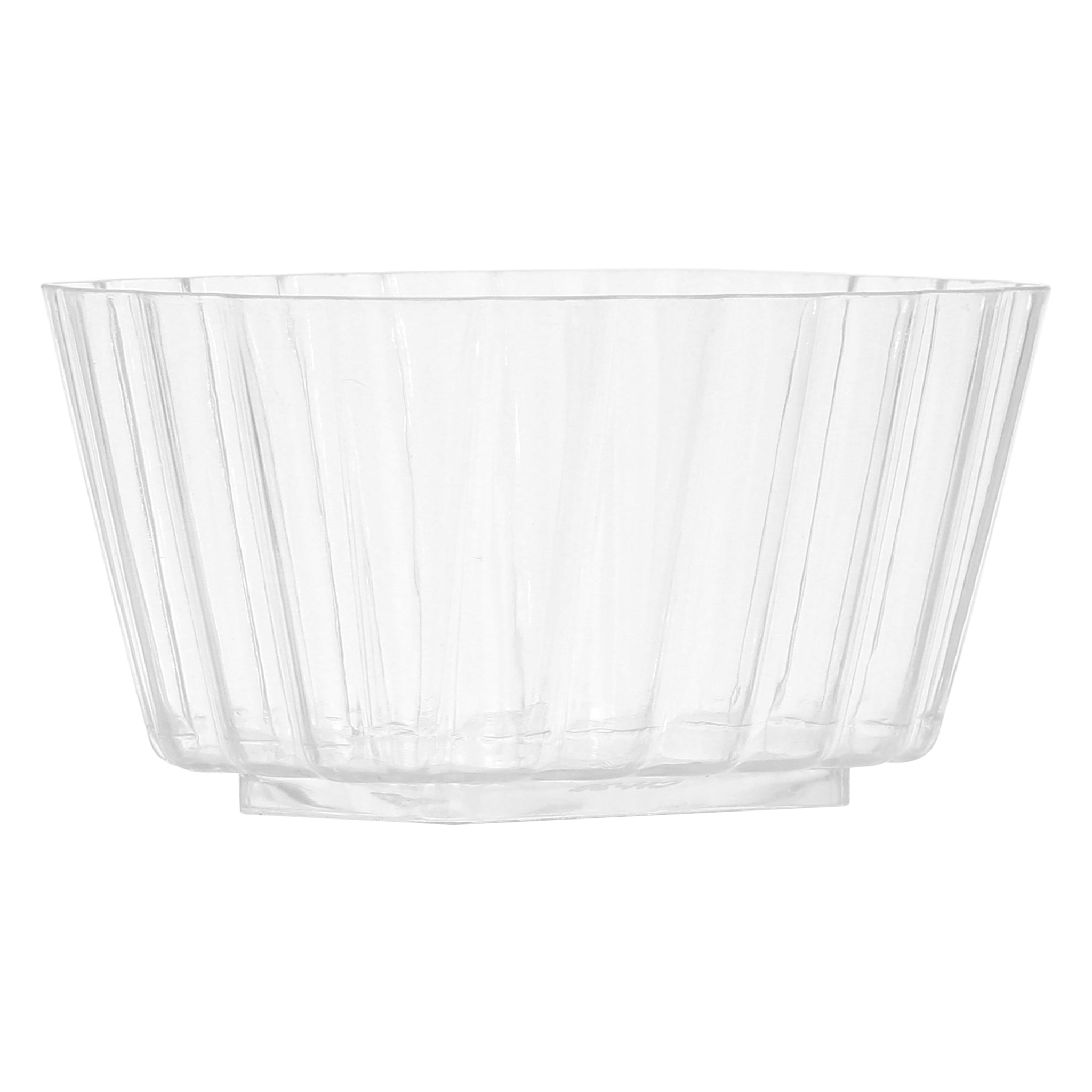 REGENT DISPOSABLE PLASTIC CUPS RECTANGULAR FLUTED 10PK, 150ML