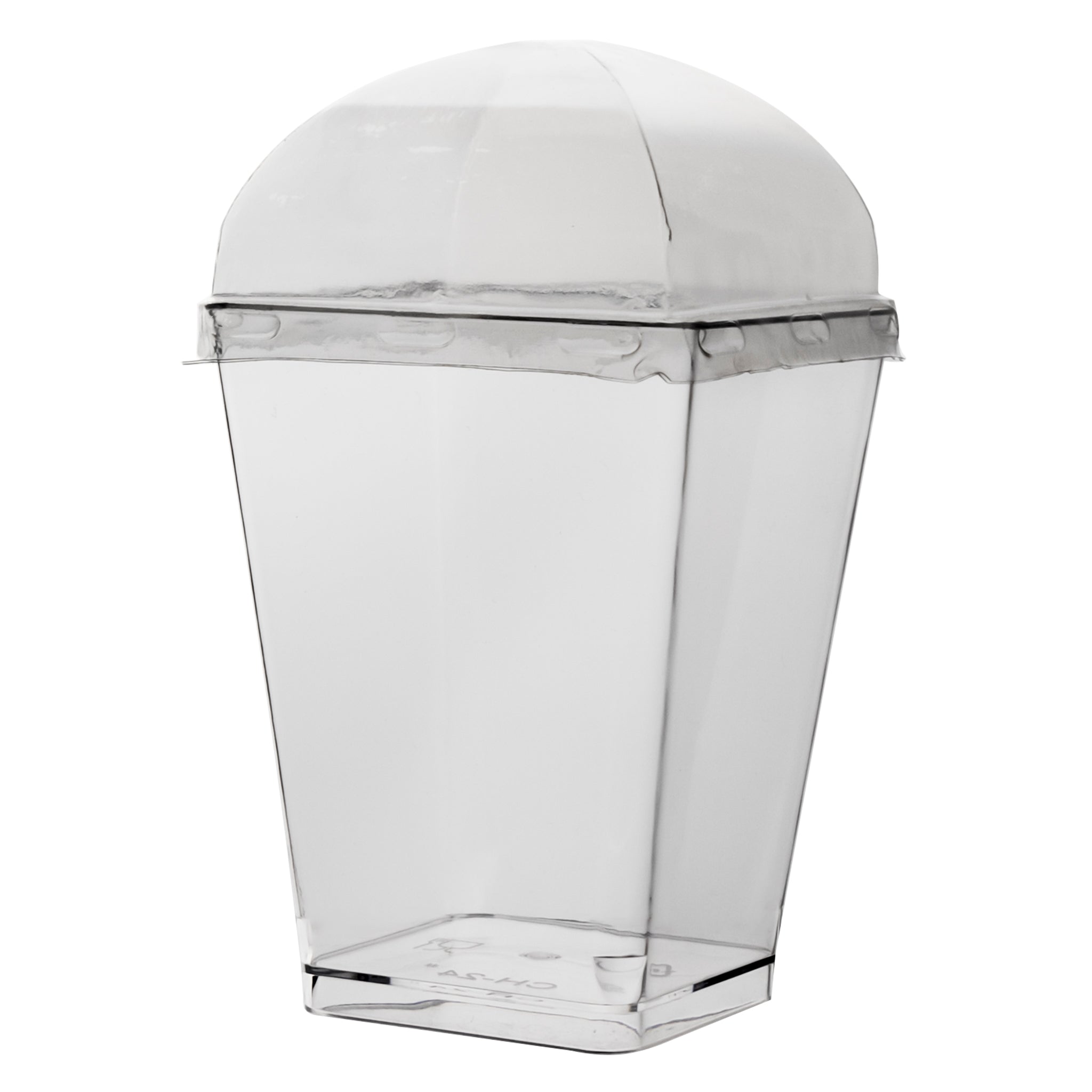 REGENT DISPOSABLE PLASTIC TAPERED CUPS WITH DOME LIDS 10PK, 165ML