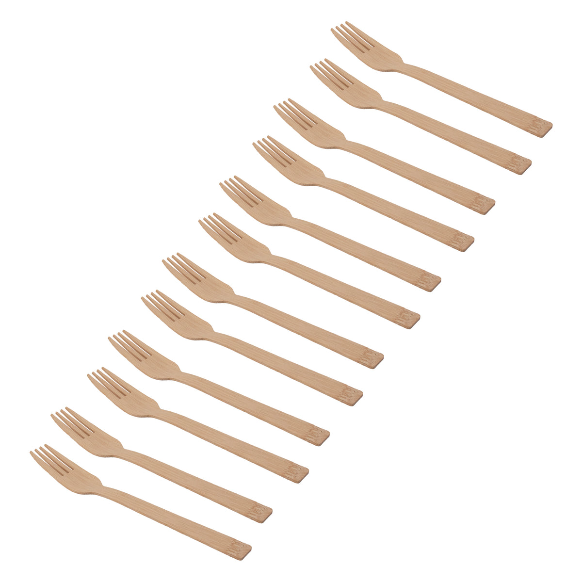 REGENT DISPOSABLE BAMBOO FORKS 12PK, 170MM
