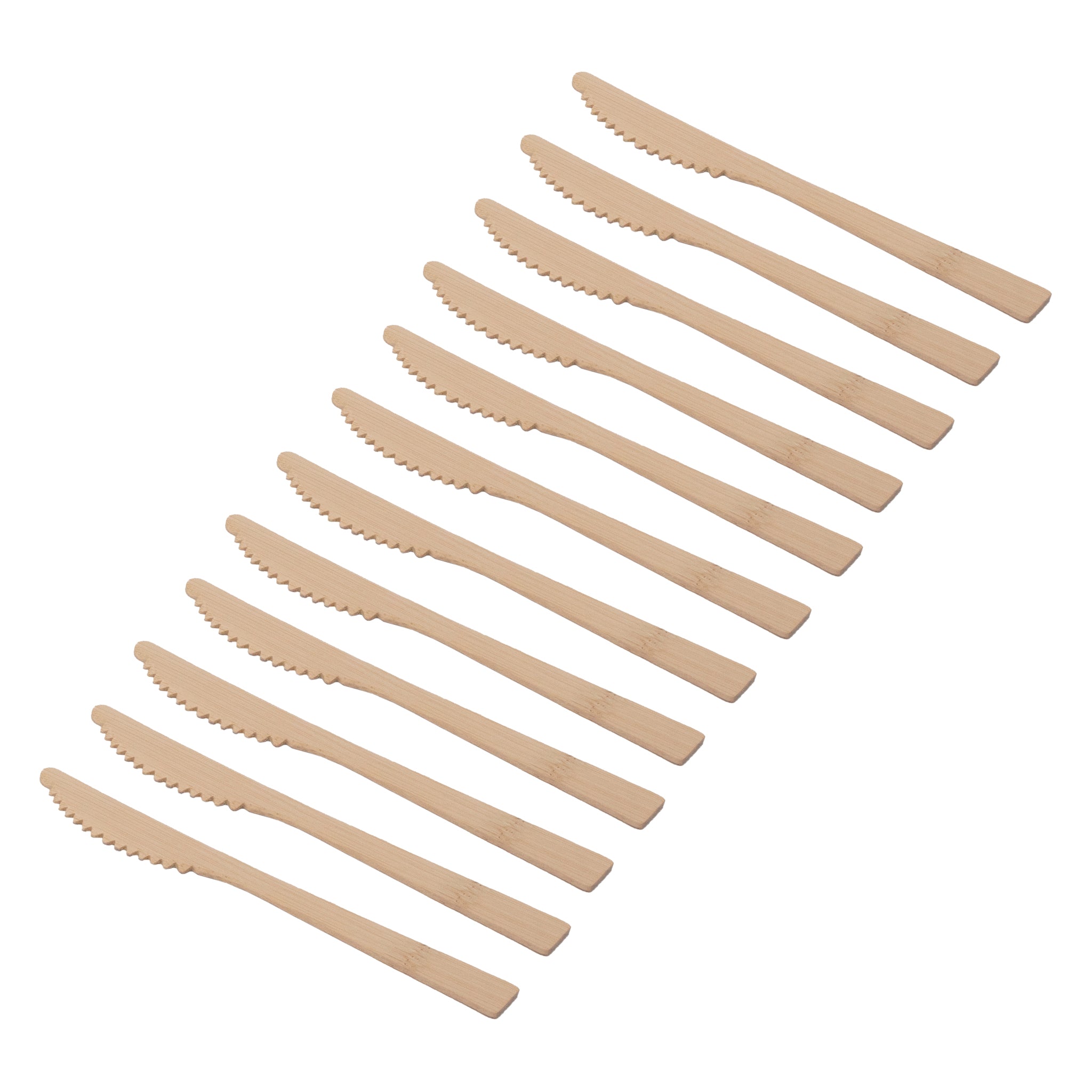 REGENT DISPOSABLE BAMBOO KNIVES 12PK, 170MM