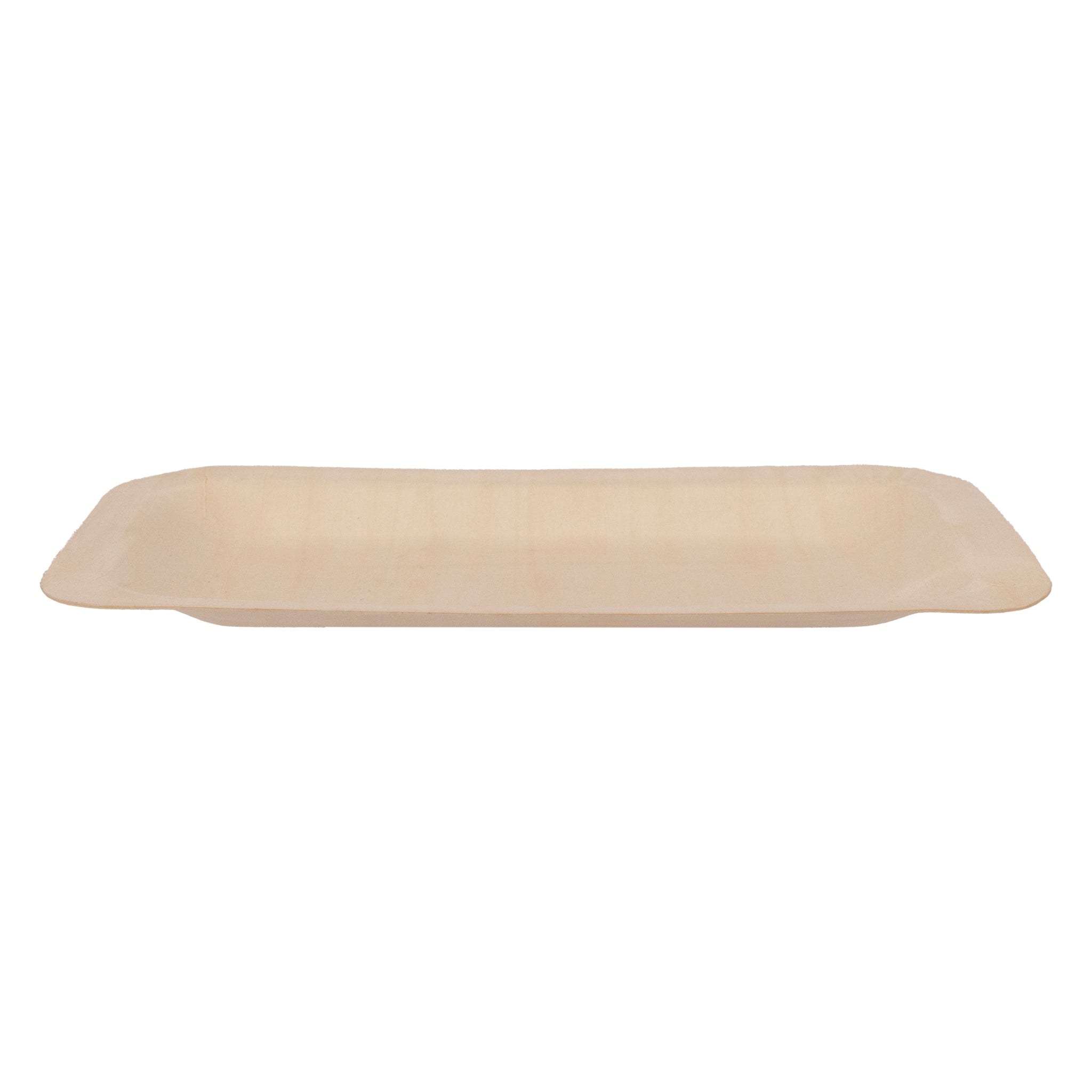 REGENT DISPOSABLE WOODEN RECTANGULAR PLATES 10PK, 190MM