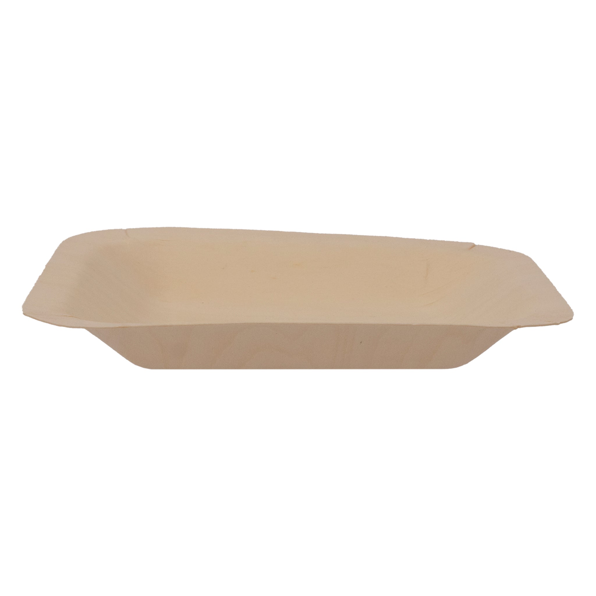 REGENT DISPOSABLE WOODEN SQUARE PLATES 10PK, 150X150MM