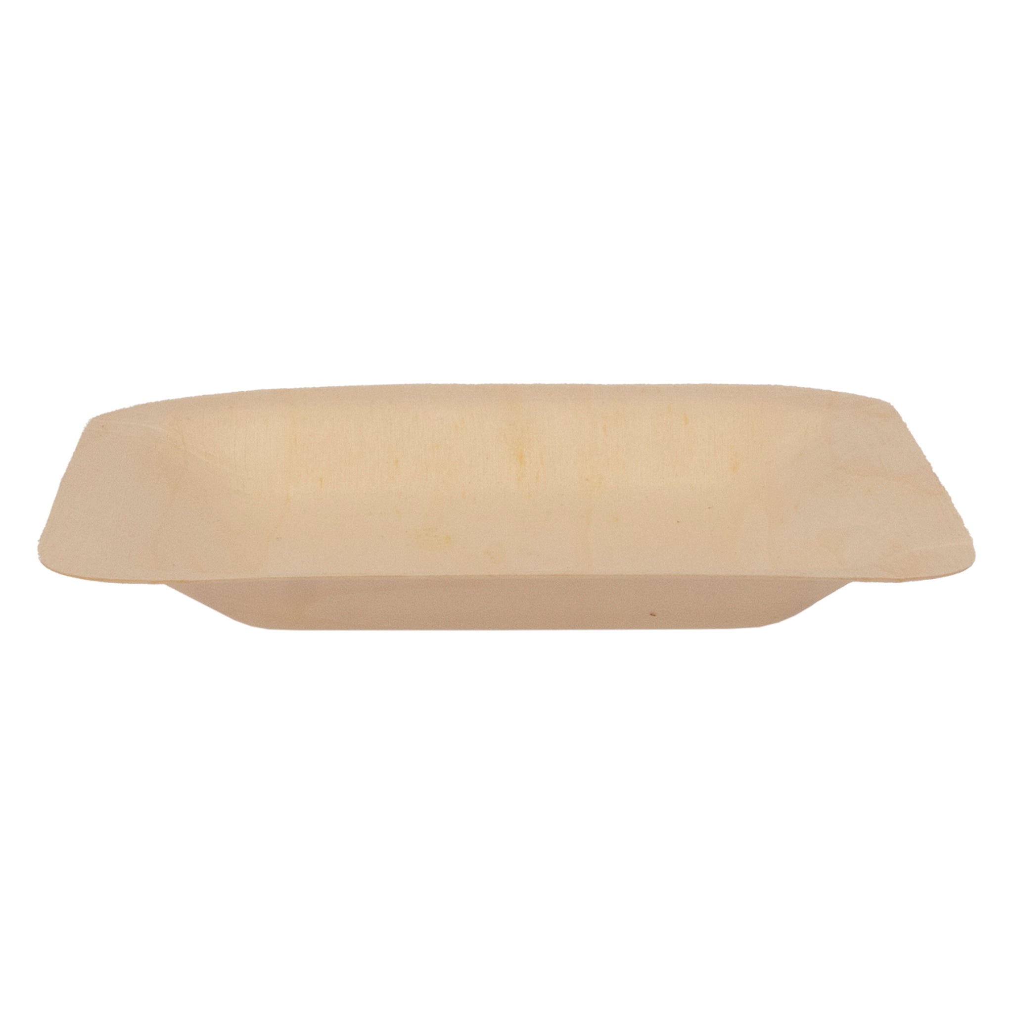 REGENT DISPOSABLE WOODEN SQUARE PLATES 10PK, 126X126MM