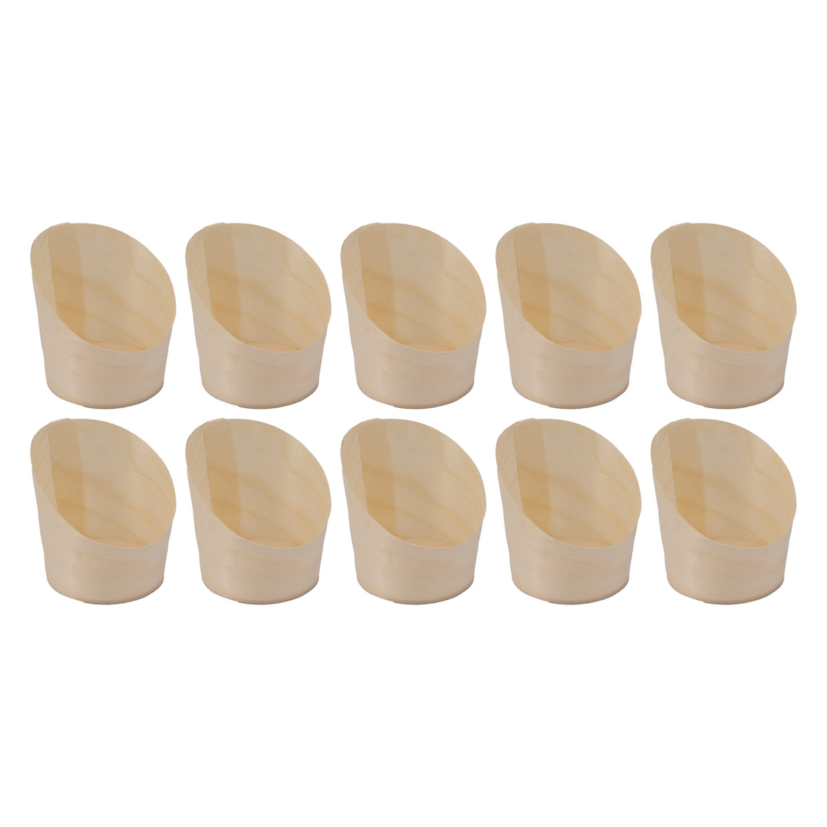 REGENT DISPOSABLE WOODEN CUPS 10PK