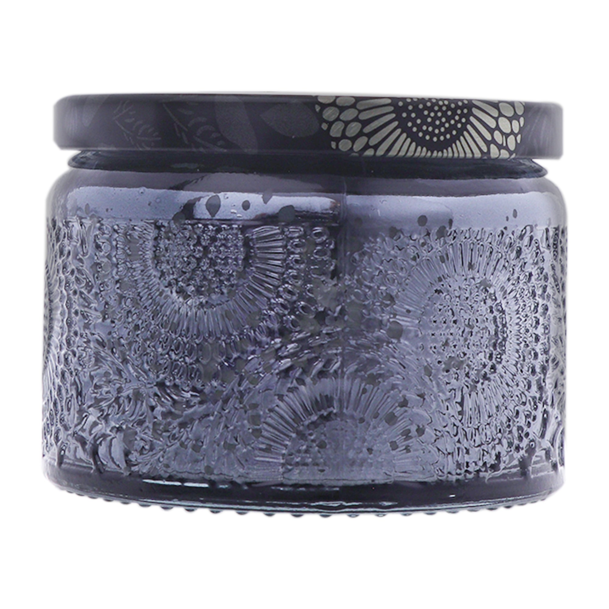 REGENT SCENTED CANDLES VANILLA IN EMBOSSED GLASS JARS, ASST. COLOURS, 100G