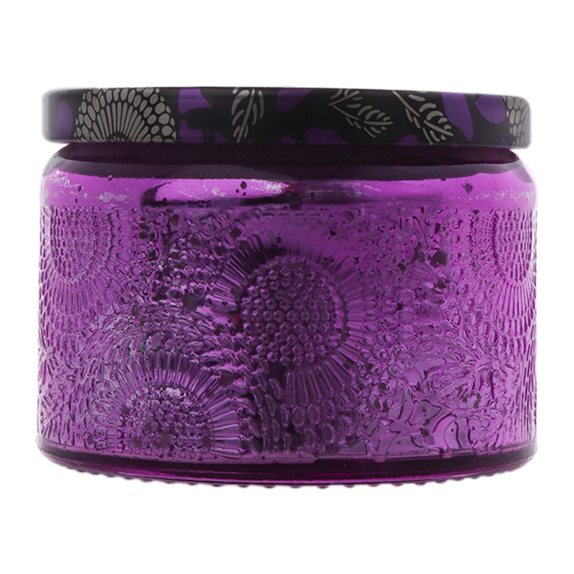 REGENT SCENTED CANDLES VANILLA IN EMBOSSED GLASS JARS, ASST. COLOURS, 100G