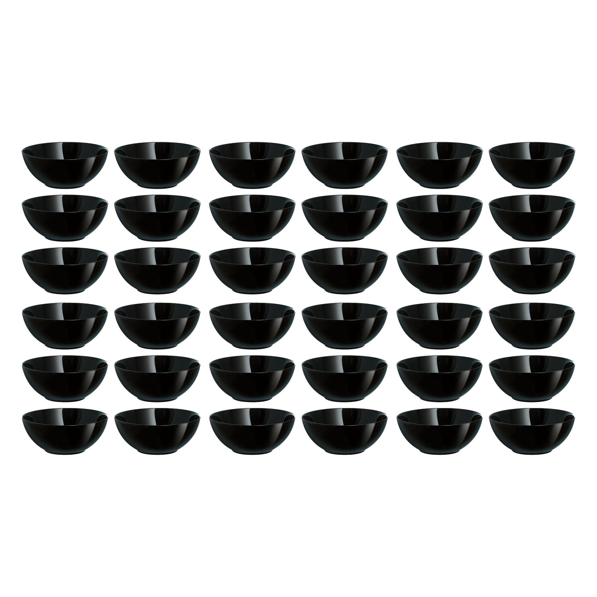 LUMINARC OPAL BLACK SMALL BOWL 350ML, 120MM DIA