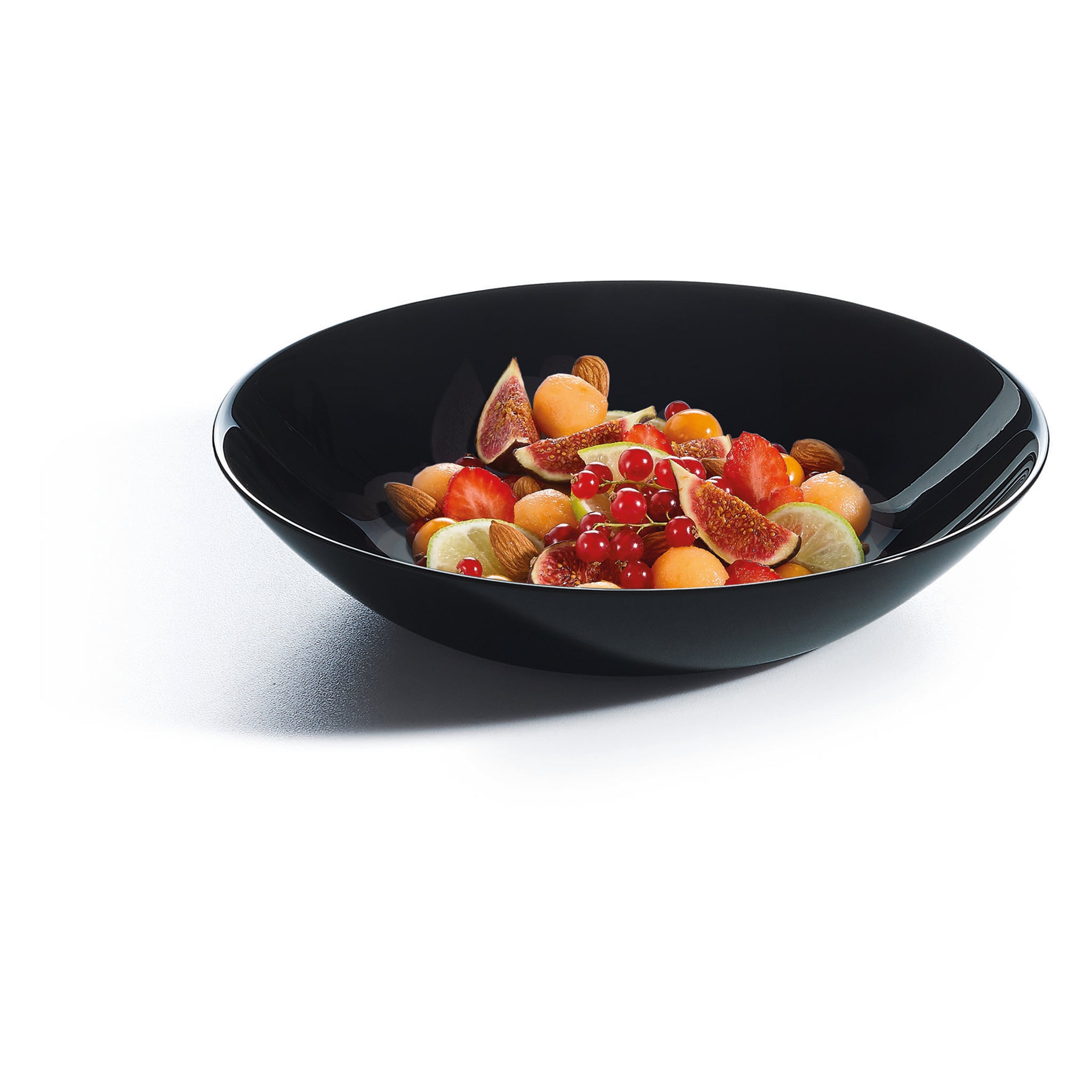 LUMINARC OPAL BLACK SOUP BOWL 780ML, 200MM DIA