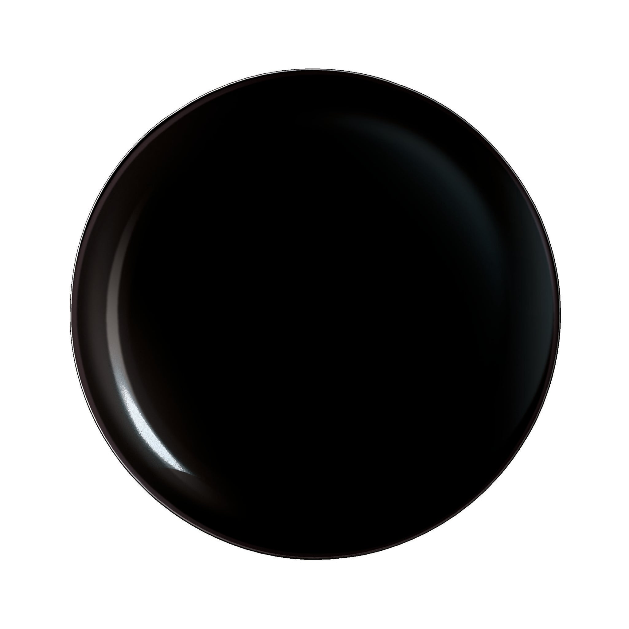 LUMINARC OPAL BLACK DINNER PLATE, 270MM DIA