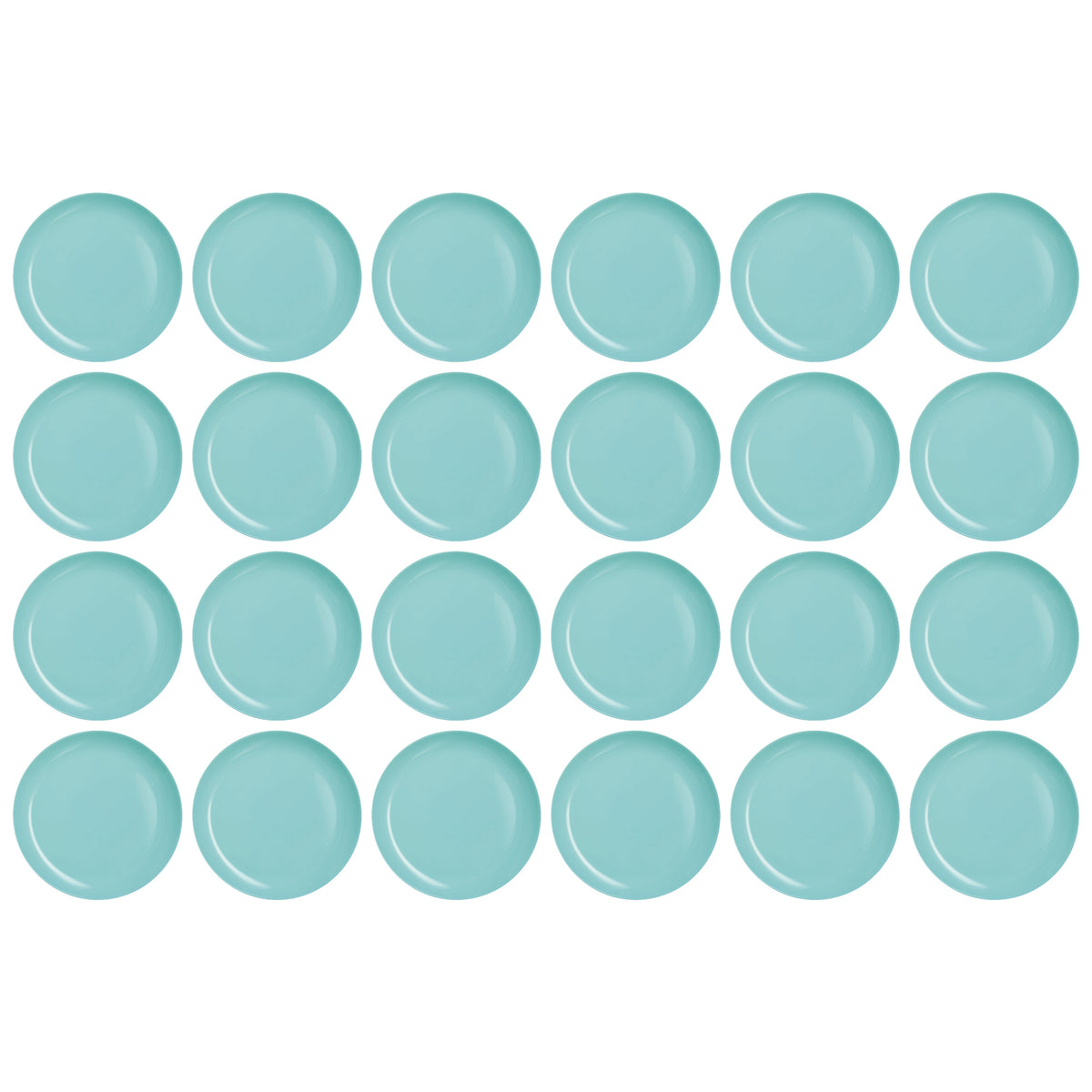 LUMINARC OPAL TURQUOISE DINNER PLATE, 270MM DIA