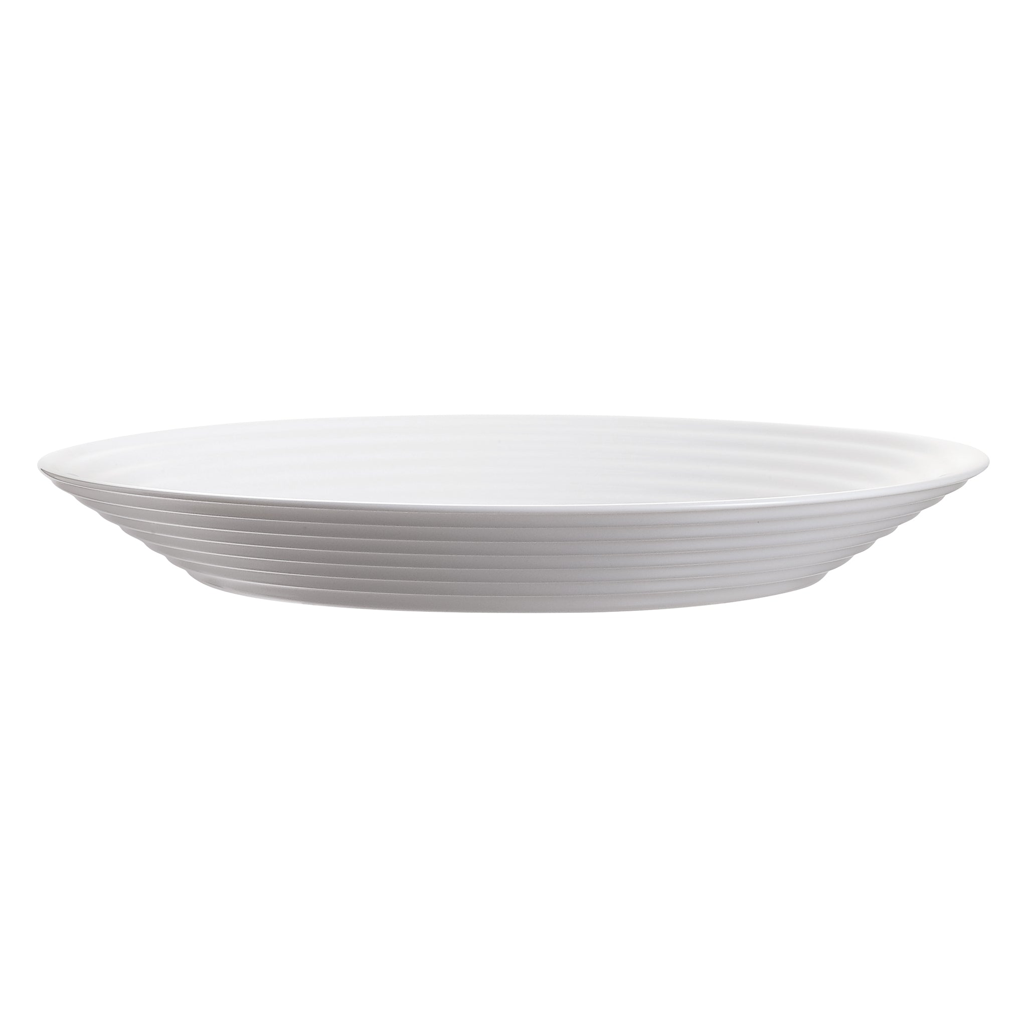 LUMINARC STAIRO WHITE OPAL TEMPERED SOUP PLATE 800ML, 230MM DIA