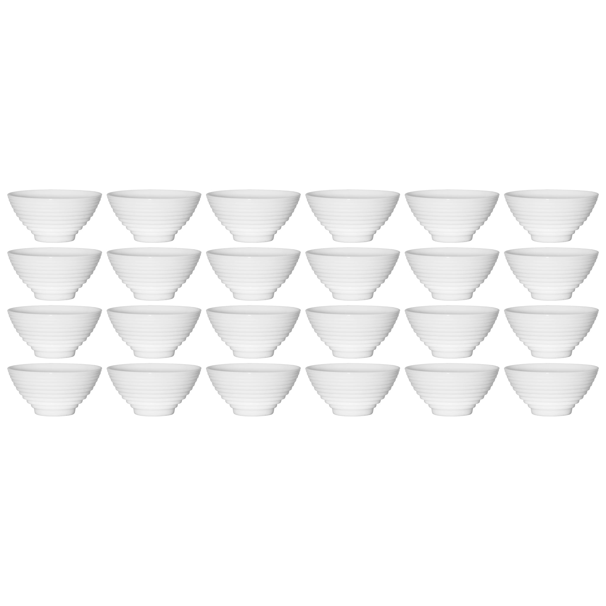 LUMINARC STAIRO WHITE OPAL TEMPERED GLASS RICE BOWL 300ML, 120MM DIA