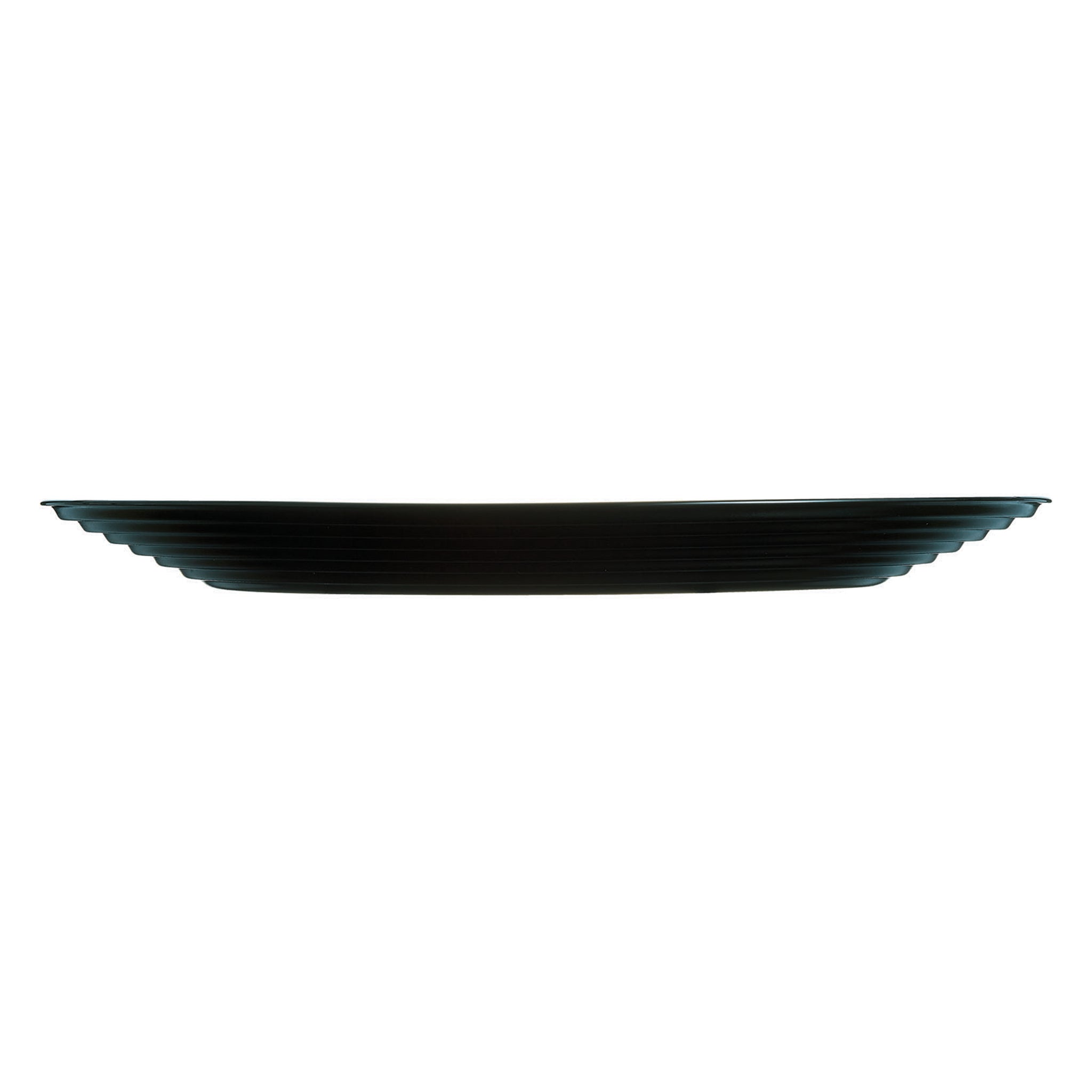 LUMINARC HARENA BLACK OPAL TEMPERED DINNER PLATE, 270MM DIA