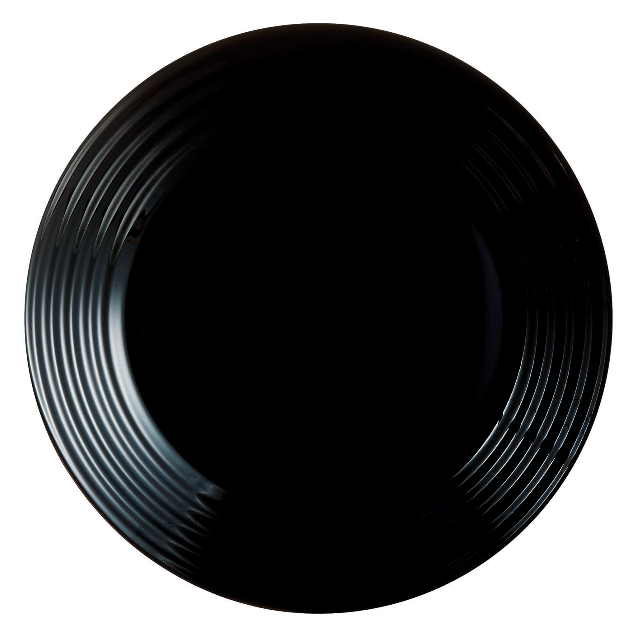 LUMINARC HARENA BLACK OPAL DINNERWARE 12PCE SET