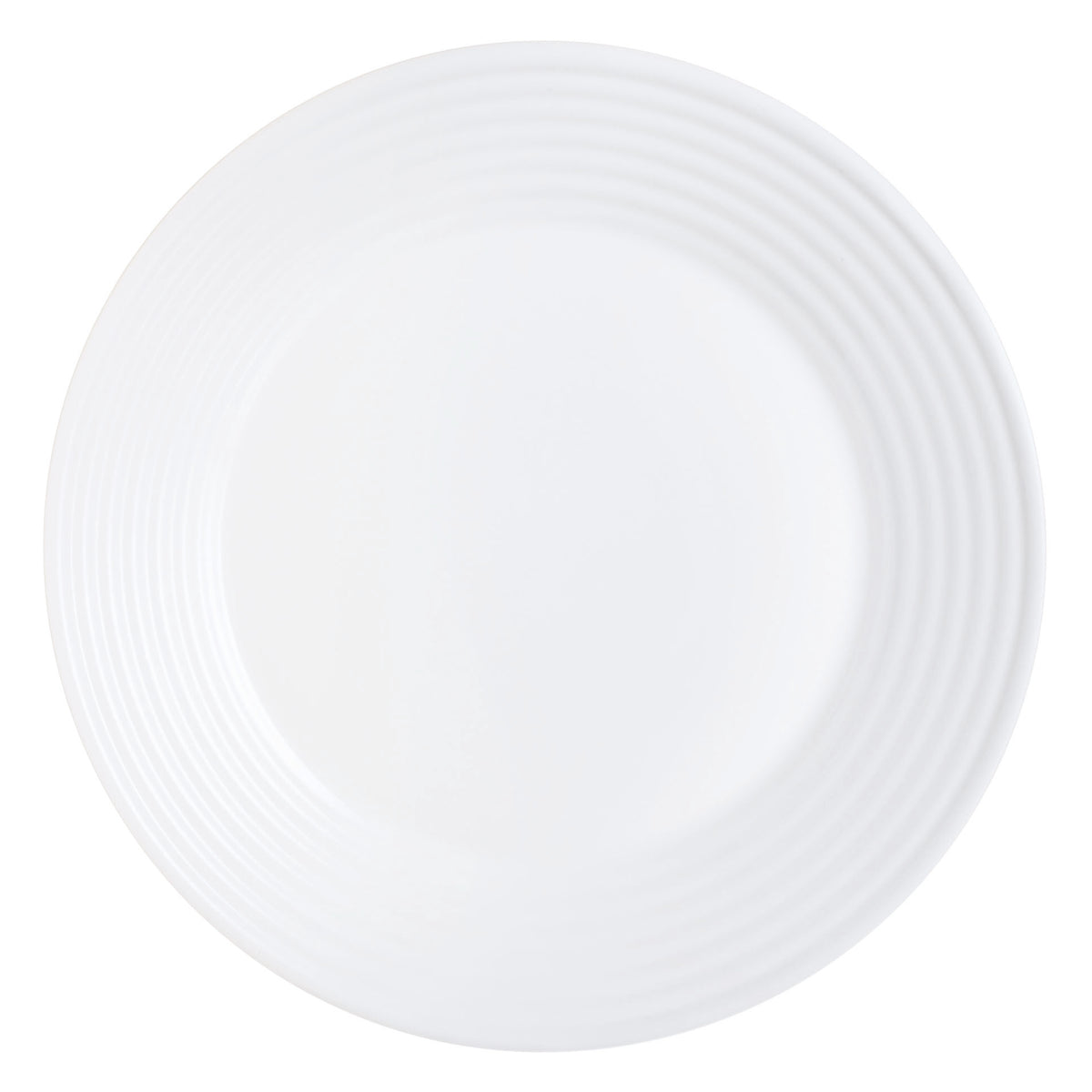 LUMINARC STAIRO WHITE OPAL DINNERWARE 12PCE SET